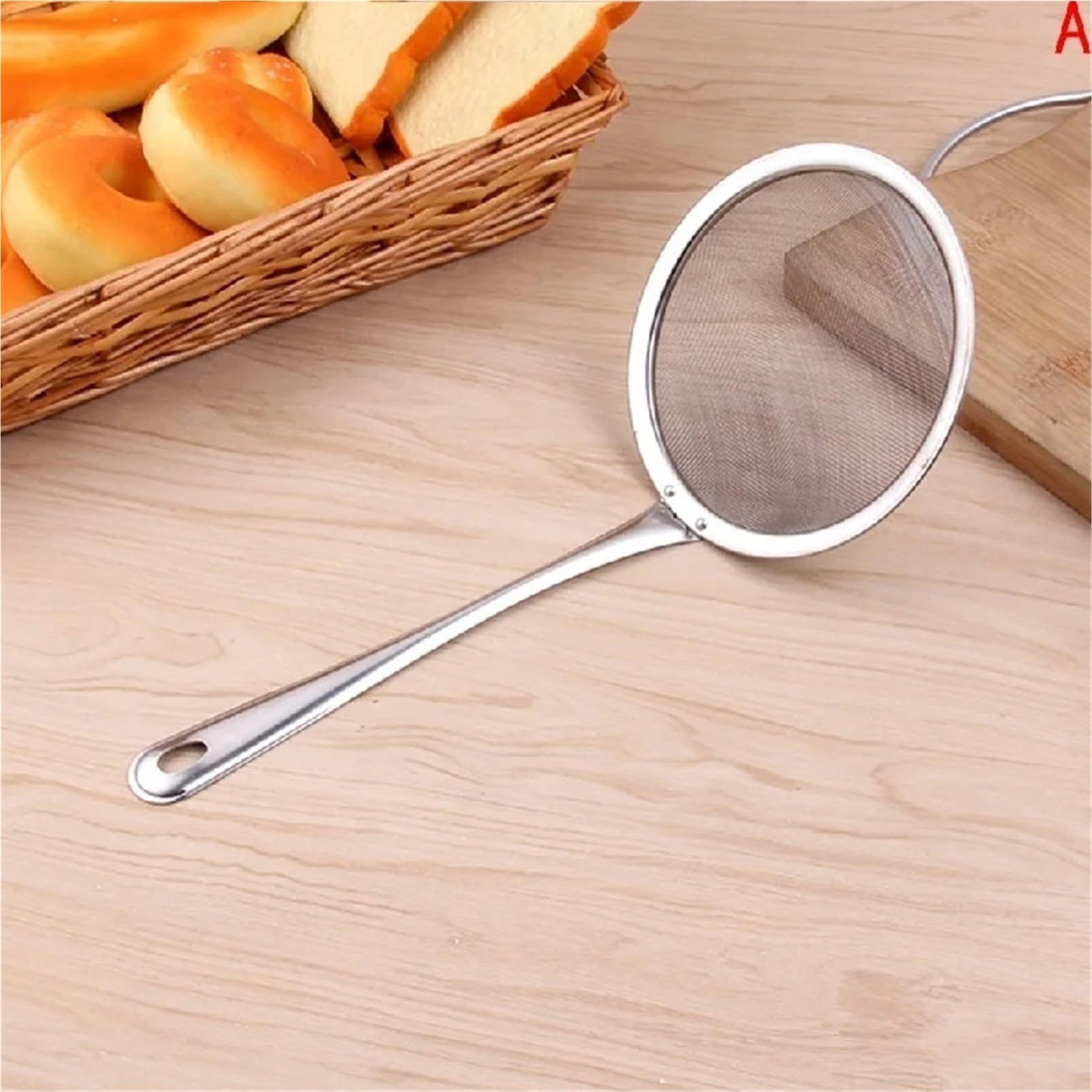 Espumadera 2/3 Piezas de Filtro de Aceite, Espumadera, Filtro de Aceite, Cuchara de Filtro de Acero Inoxidable, Accesorios de Cocina for freír Alimentos para Espumar(3pcs/Set)