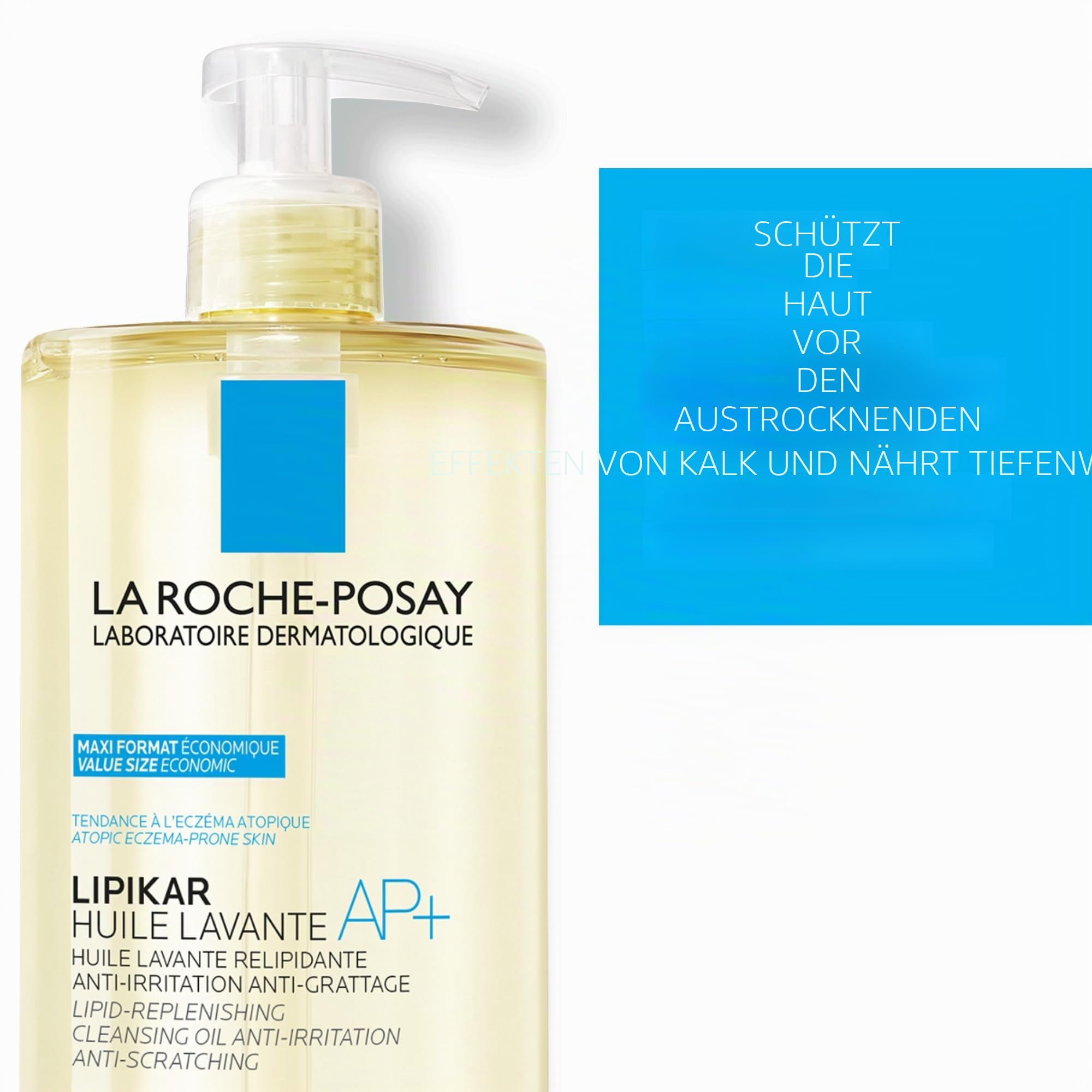 La Roche-Posay | Lipikar Routine | AP+ Waschöl & AP+M Balsam | repariert, beruhigt und spendet Feuchtigkeit | Geeignet für trockene, sehr trockene & atopische Haut | ab der Geburt | 400 ml x 2