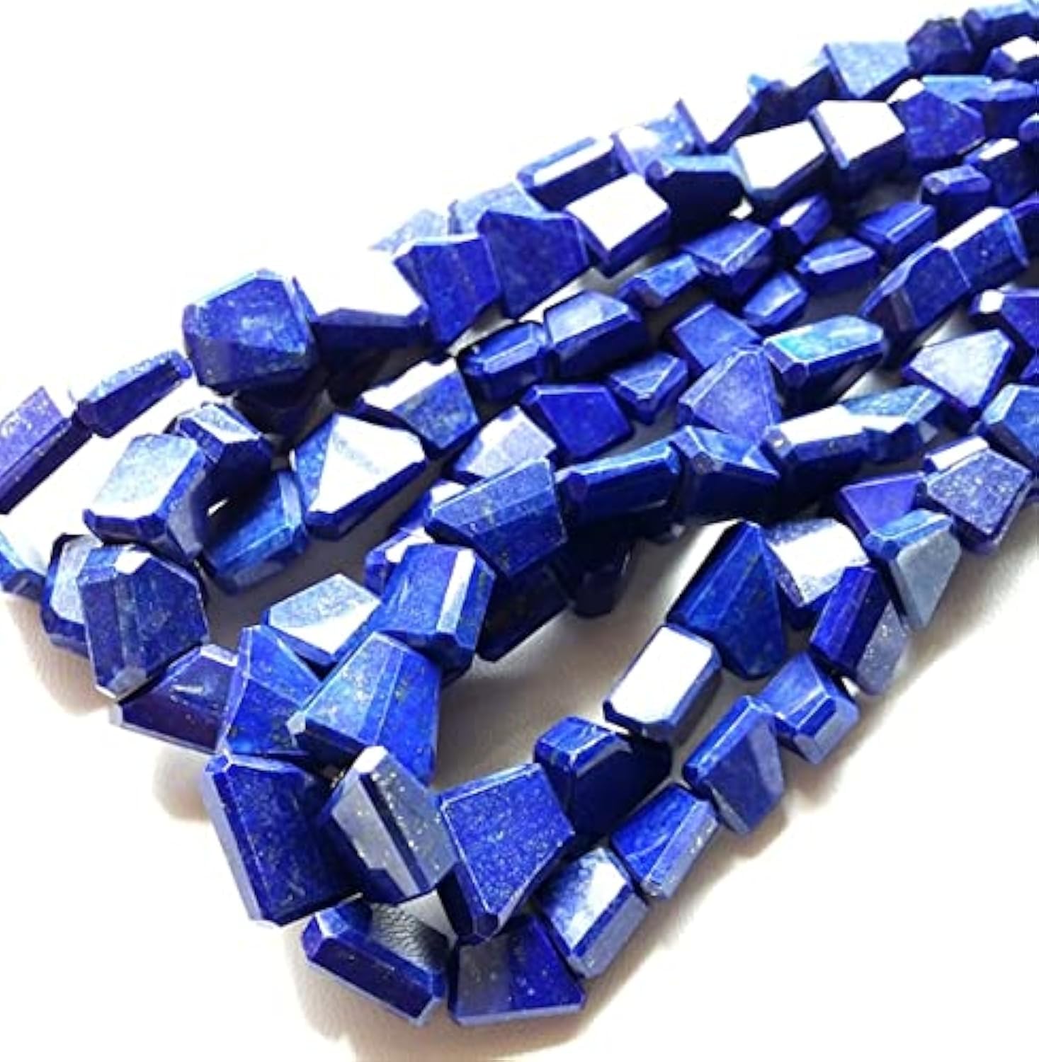 Lapis-lazuli perles naturelles pour créer vos colliers bohèmes et d'été