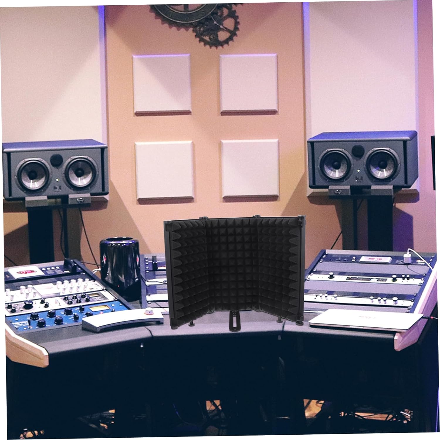 Hemoton Panels Microphone Windscreen Acoustic Cover Noise Reduction Shield for Recording Portable Mic Windproof Shield Microphone Cover