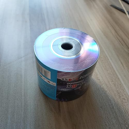 Miniatura 8 de Paquete de 50 discos DVD-R grabables de superficie blanca de 3 pulgadas, 3.1 in, para cámara de vídeo DVD, VCR de 1,4 GB30 min 1-8X (WS5201)