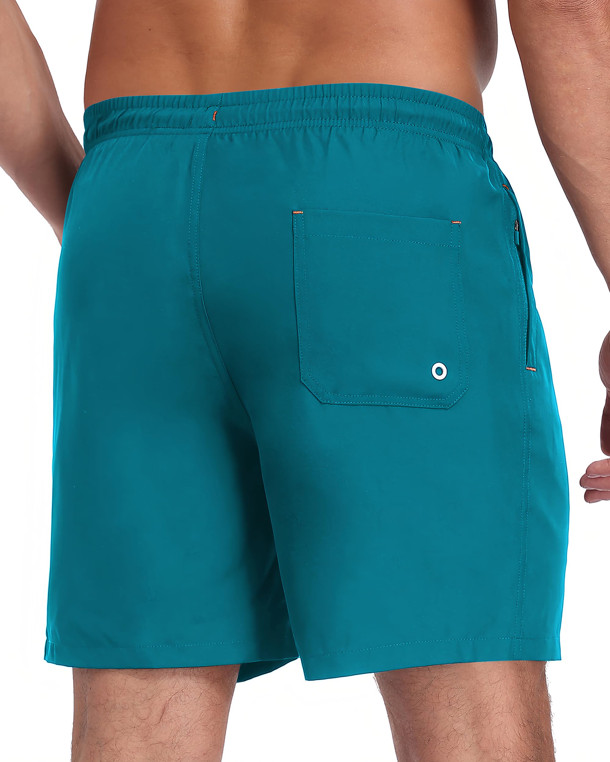 Bañador para hombre 2 en 1, bañador para hombre, con bolsillo con cremallera, pantalones cortos de deporte para hombre