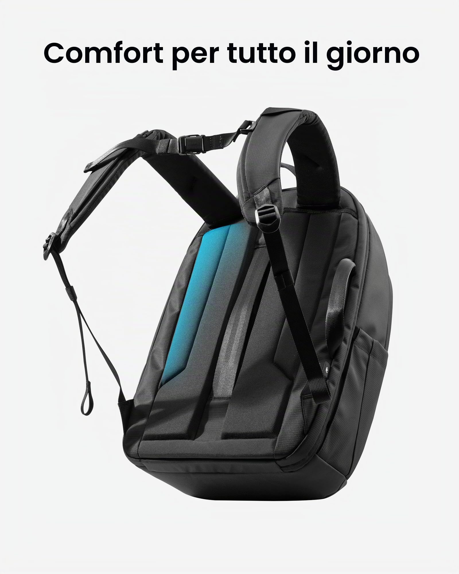 tomtoc Zaino Porta PC 32L, Zaino Lavoro Uomo Donna Leggero per Computer 15,6–16 pollici, Compatibile TSA Zaino da Viaggio Idrorepellente 55x40x20 Zaini Bagaglio a Mano per Viaggi di Lavoro e Weekend