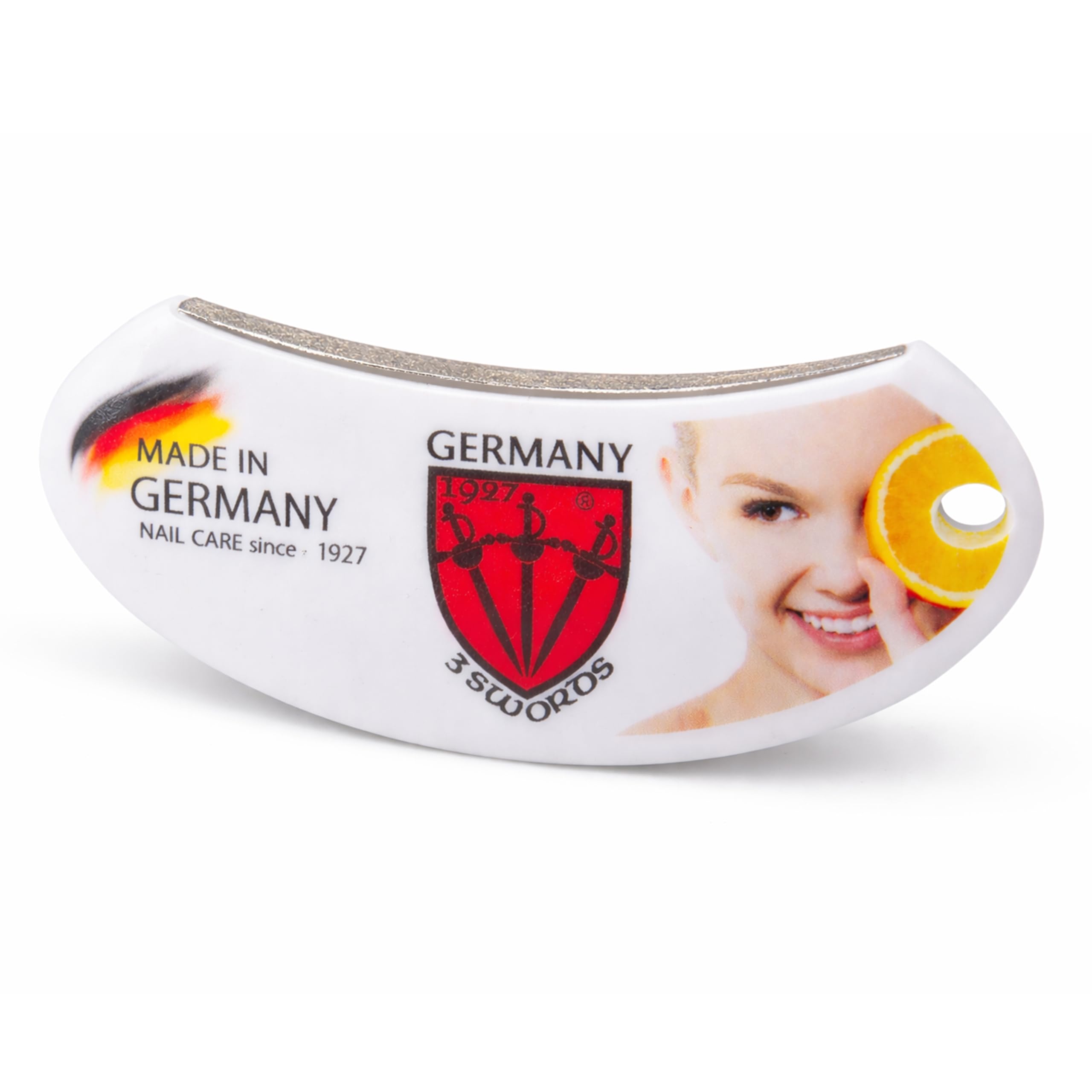 3 Swords Germany - Sapphire Nail File - Rounded Blade - Suitable for All Pocket Brand new - Made in Germany