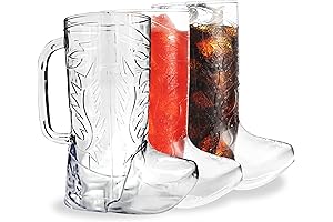 4E's Cowboy Boot Mug Set of 10