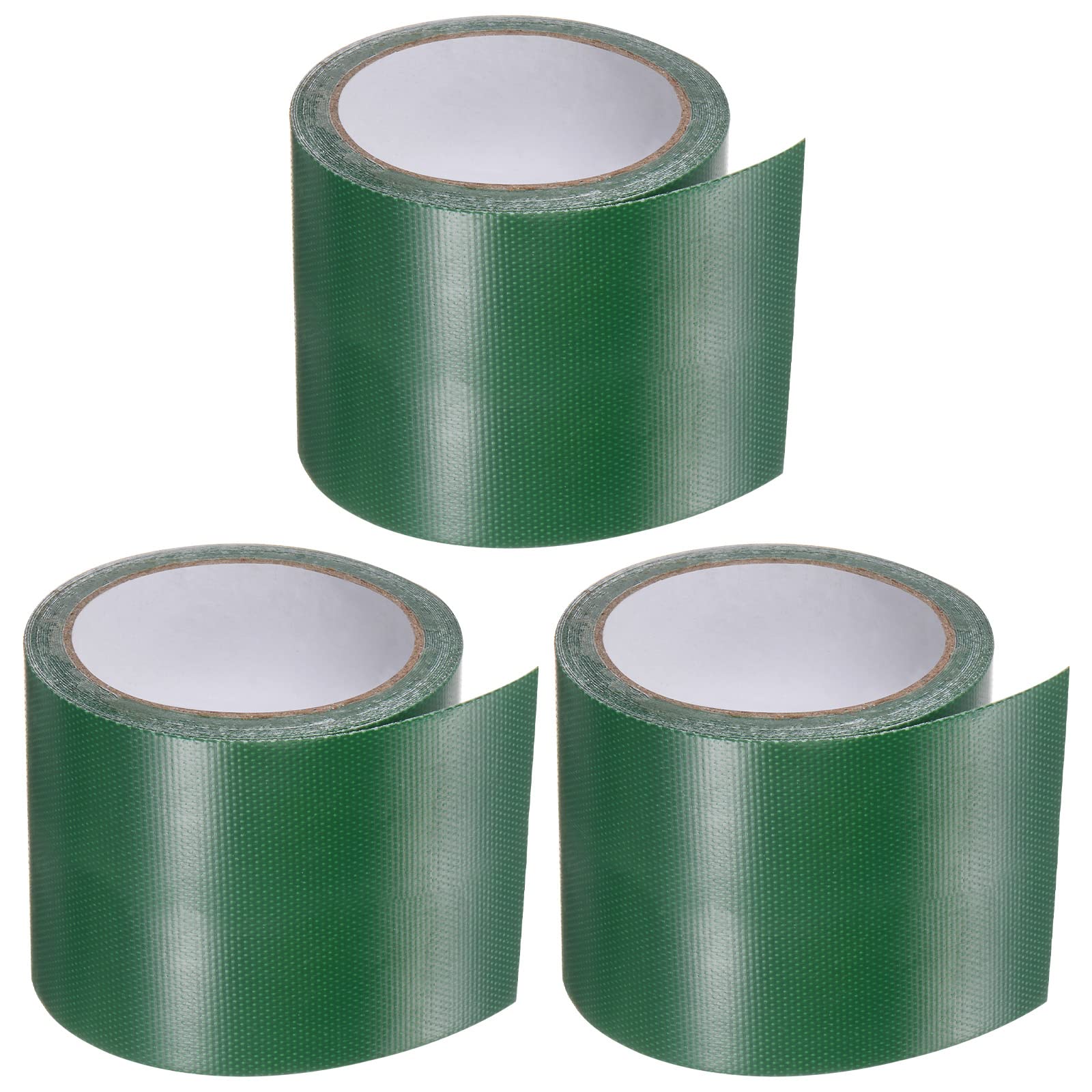 Klebeband, Planen-Reparaturband, Zelt-Reparaturband, 3 Stück, 3,15 Zoll x 14,6 Fuß, universelles wasserdichtes Markisentuch-Reparaturband for Bastelarbeiten, Heimwerker, Outdoor-Zelt, dunkelgrün