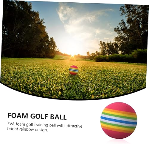 Miniatura 3 de Kisangel Pelotas de golf de espuma, juguetes para cachorros, juguetes de béisbol, pelotas de campo de conducción, juguetes de herramienta de juego