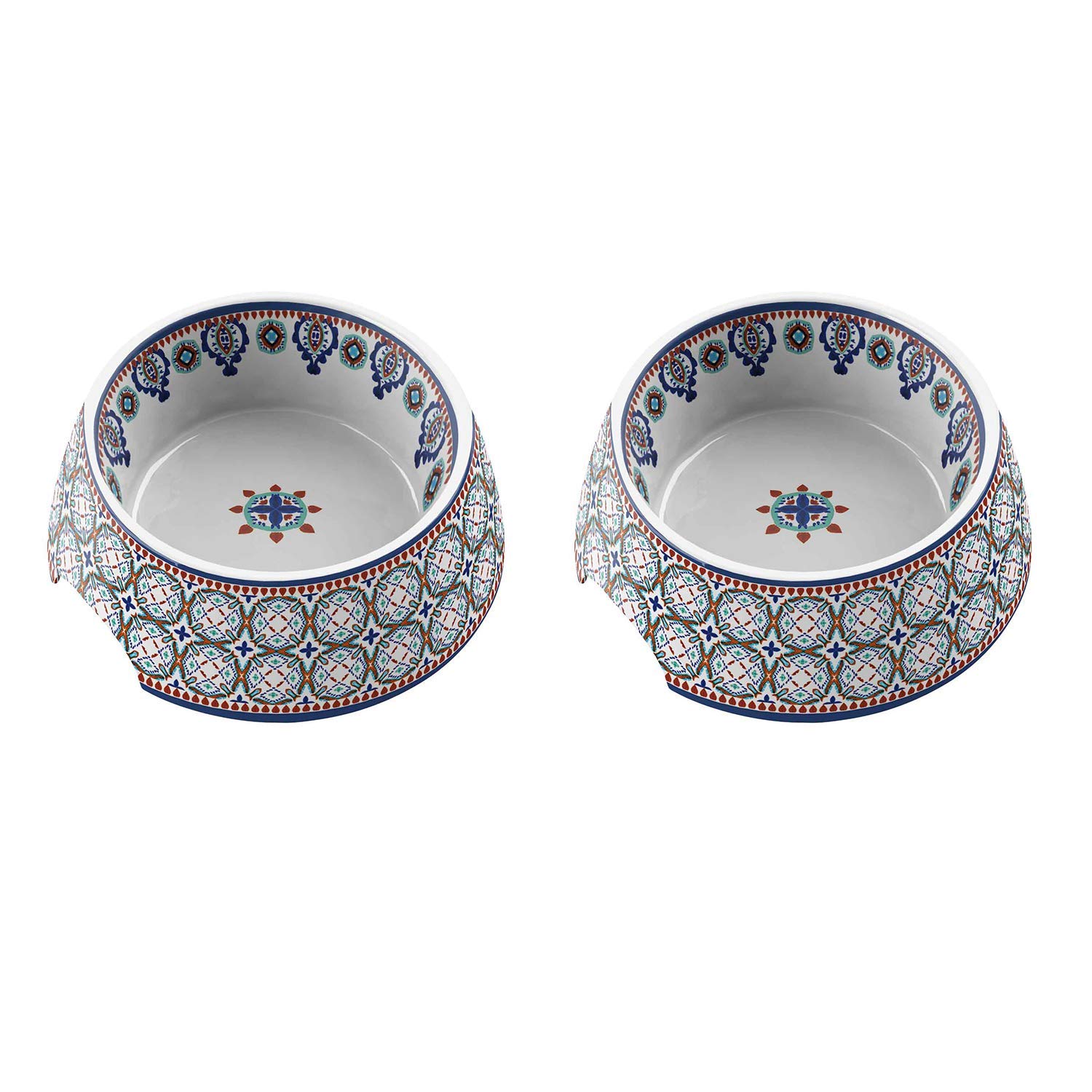 Tar Hong Moroccan 2.5 Cup Medium Melamine Pet Bowl