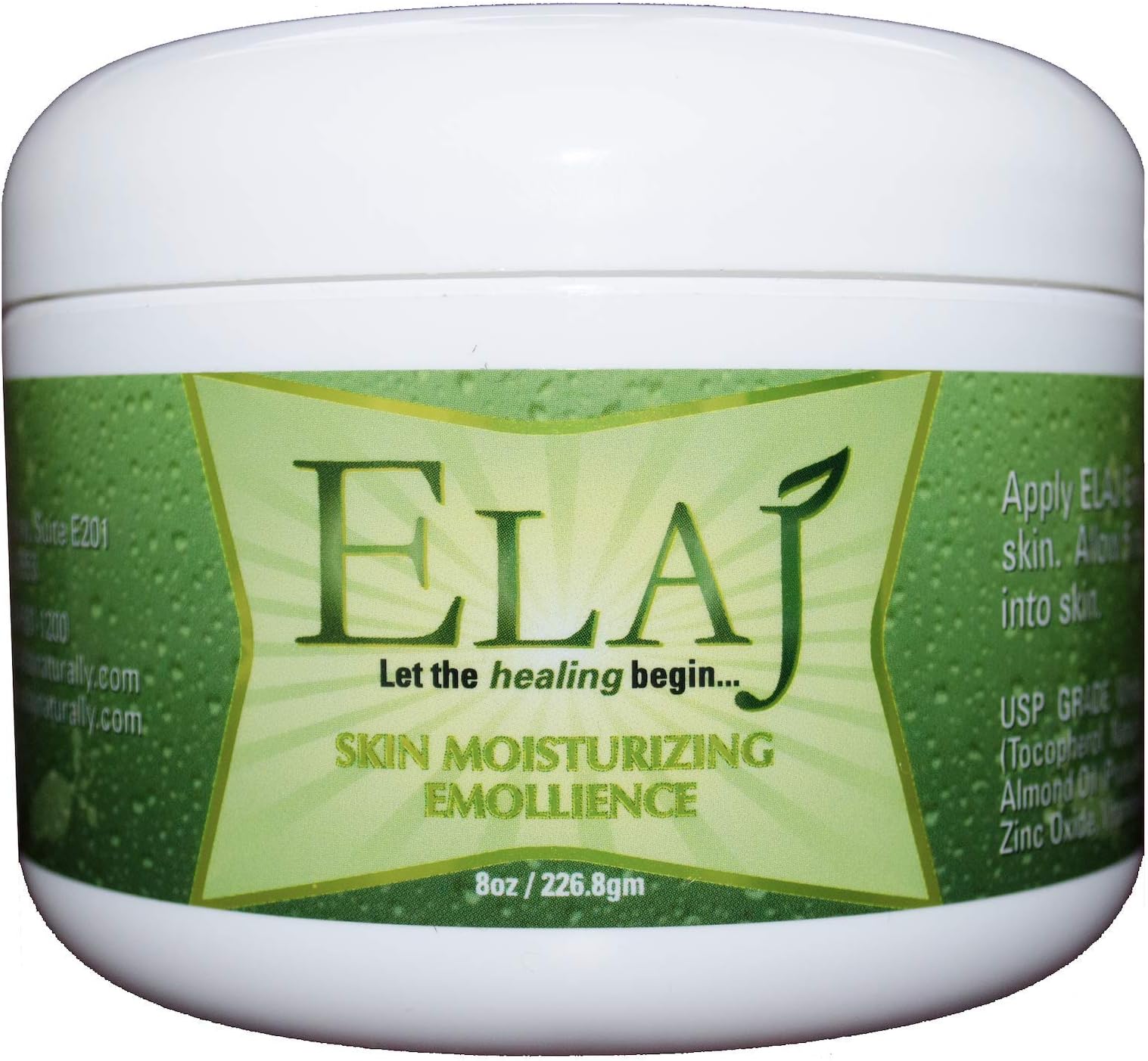 All Natural Eczema Skin Care Moisturizing Lotion Cream - Helps Psoriasis, Rosacea, Dermatitis, Anti Itch Hives, Bug Bites, Dry Skin - No Cortisone, Hydrocortisone, Triamcinolone - Baby Safe (8oz)