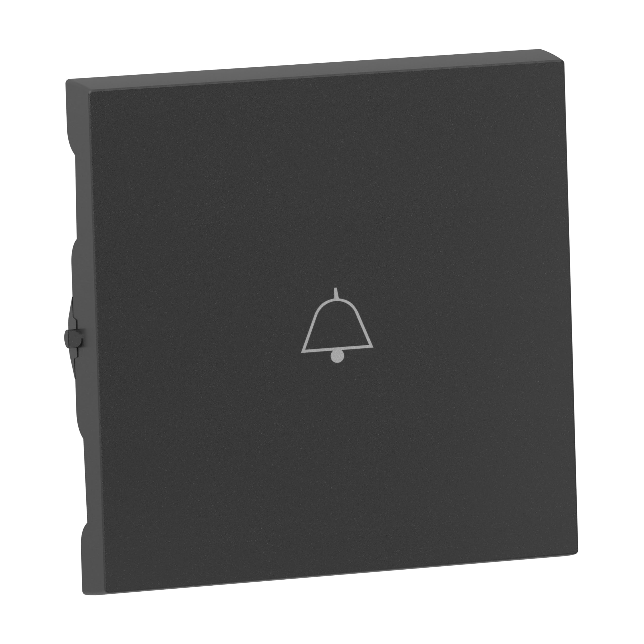 LEGRAND, SEANO Wippe mit Klingelsymbol für Wechselschalter, Taster und Kreuzschalter, Schalterabdeckung, Wippenplatte, Farbe: Anthrazit lackiert, 765412
