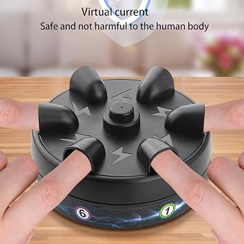 Finger Shock Game, Amazing Roulette Shocking Game, Electric Finger Lies Detector, Six-Finger Lies Detector Test Machine, Electric Shock Roulette Games Prank Toys, Funny Toy for Family Party