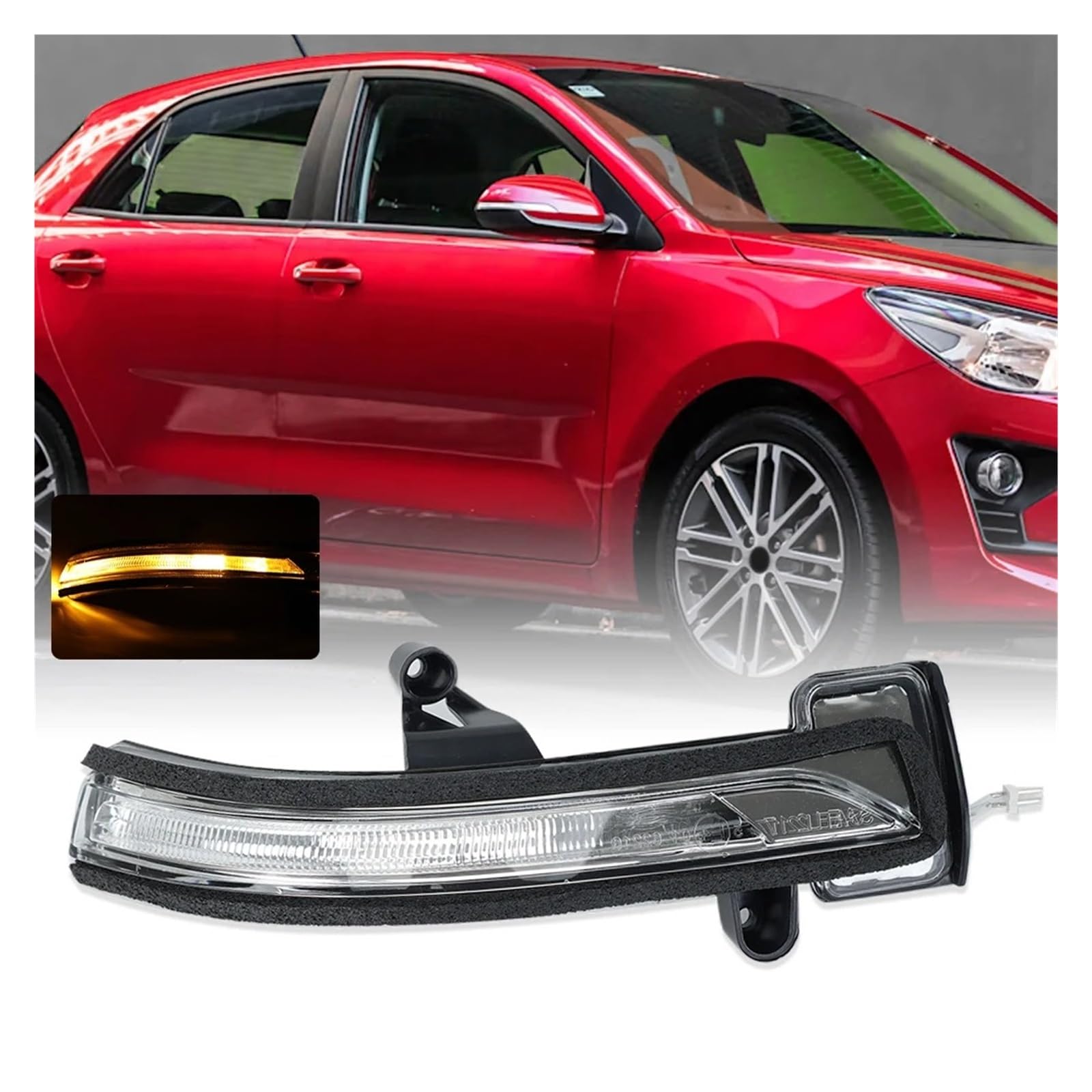 Per Kia Per Rio 2018-2022 Luci Specchietto Retrovisore Posteriori Indicatori Direzione Lampada Auto Accessori Specchietto Laterale Indicatori Direzione(Destra)