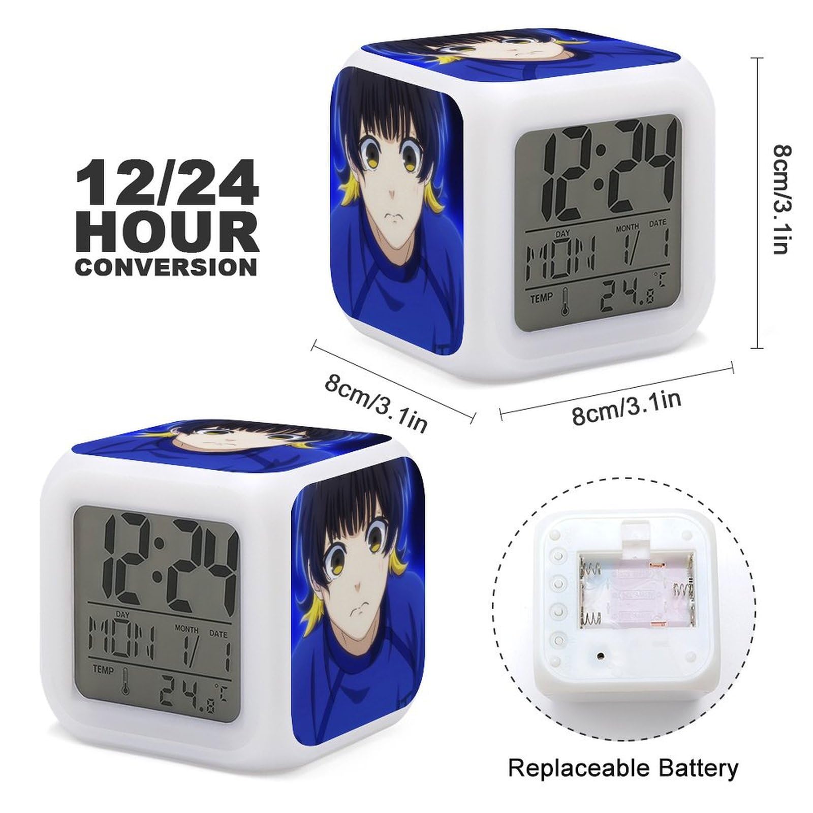 アリナミン ブルーロック オリジナル目覚まし時計 アリナミン×ブルーロックオリジナル 目覚まし時計