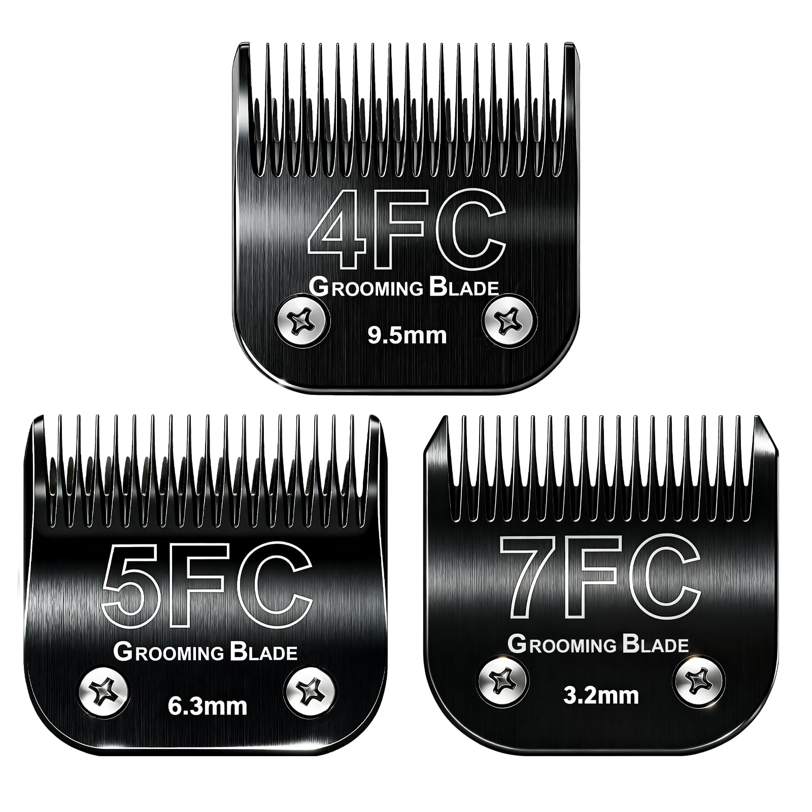 Lames de toilettage 4FC 5FC 7FC de haute précision pour tondeuses de salon de toilettage canin
