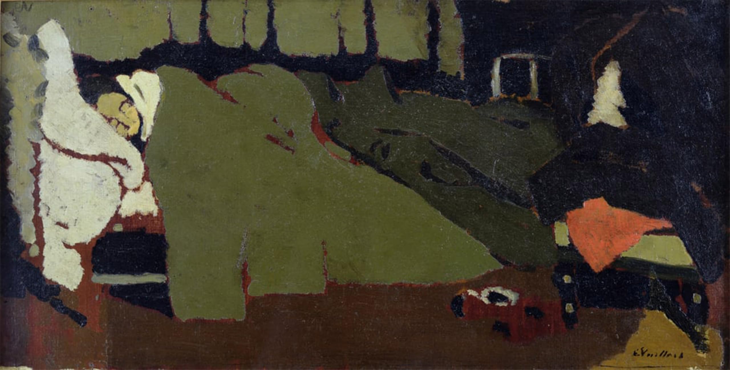 POSTERIIk Famous Animal Posters Vintage Picture Sleep by Edouard Vuillard Modern Wall Decor for Home Decor 60x90cm