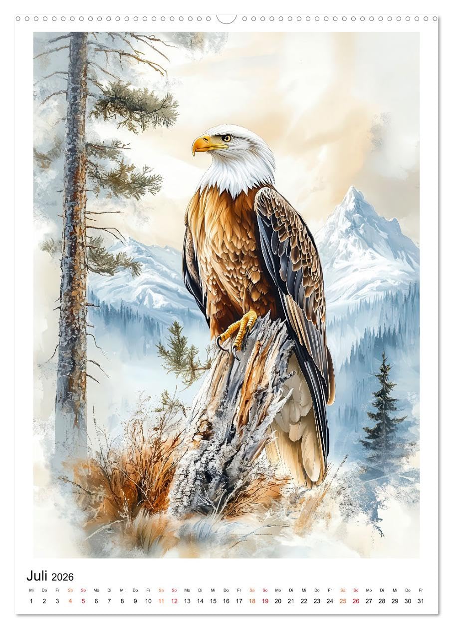Alaska - Landschaften, Tiere, Freiheit (hochwertiger Premium Wandkalender 2026 DIN A2 hoch), Kunstdruck in Hochglanz: Das Land der Verzauberung - majestätisch, wild, frei. (CALVENDO Natur)