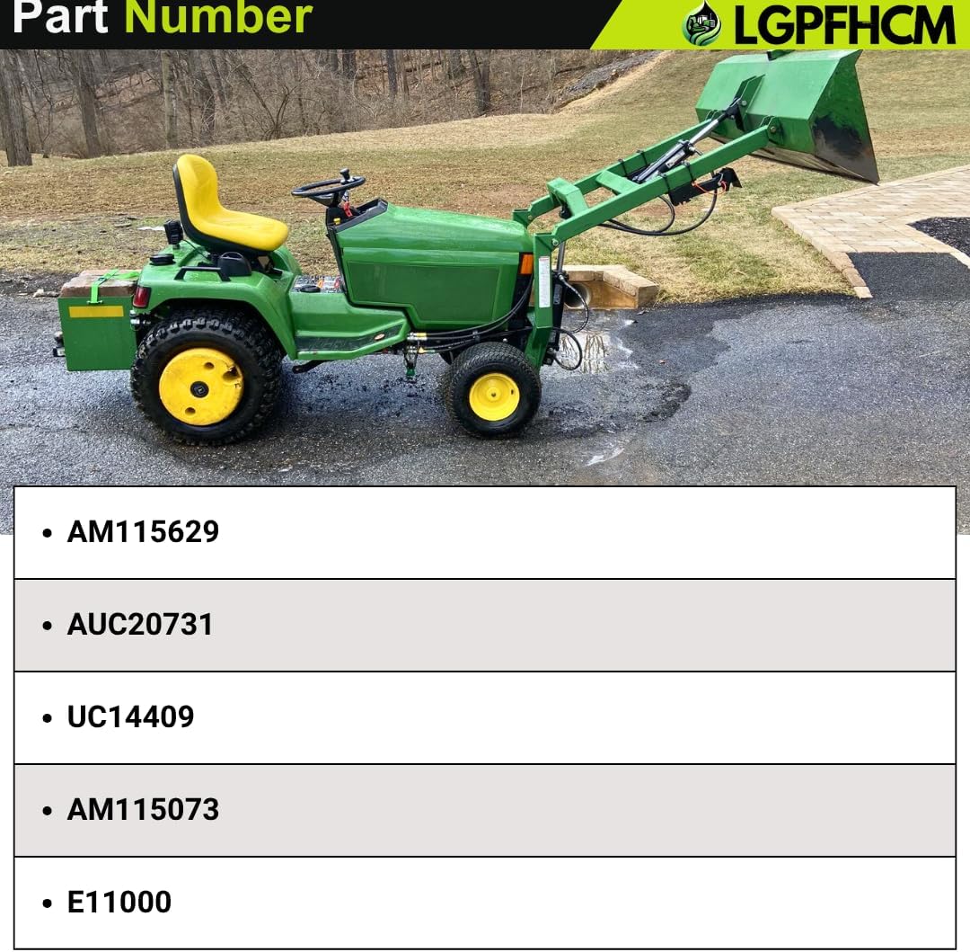 AM115629 Intank Fuel Pump for John Deere 425 445 455 X465 X475 X575 Lawn and Garden Tractor For 400 Series #E11000 AM115073