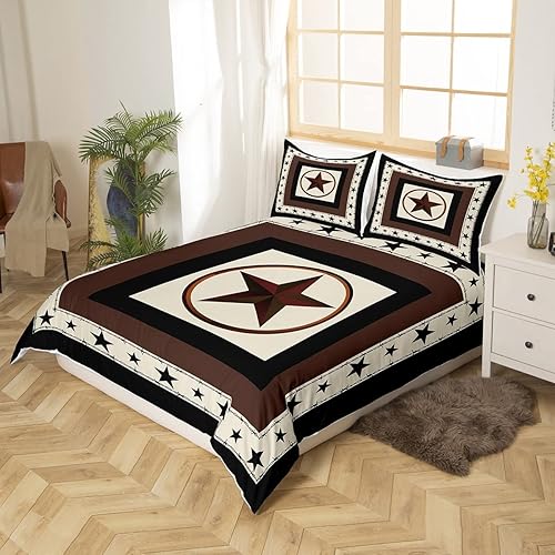 Miniatura 2 de Funda de edredón con diseño de estrellas del oeste de Texas, estilo nórdico exótico, regalo para mujeres y hombres, juego de ropa de cama con