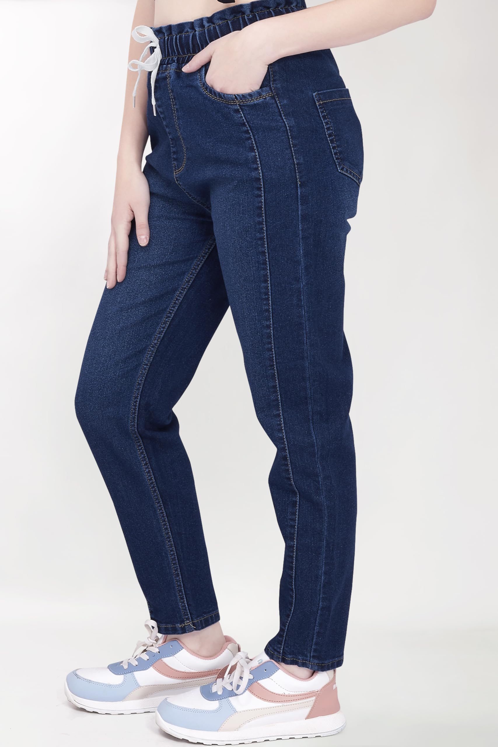 DIVISIVE Damskie dżinsy Mom Fit Denim