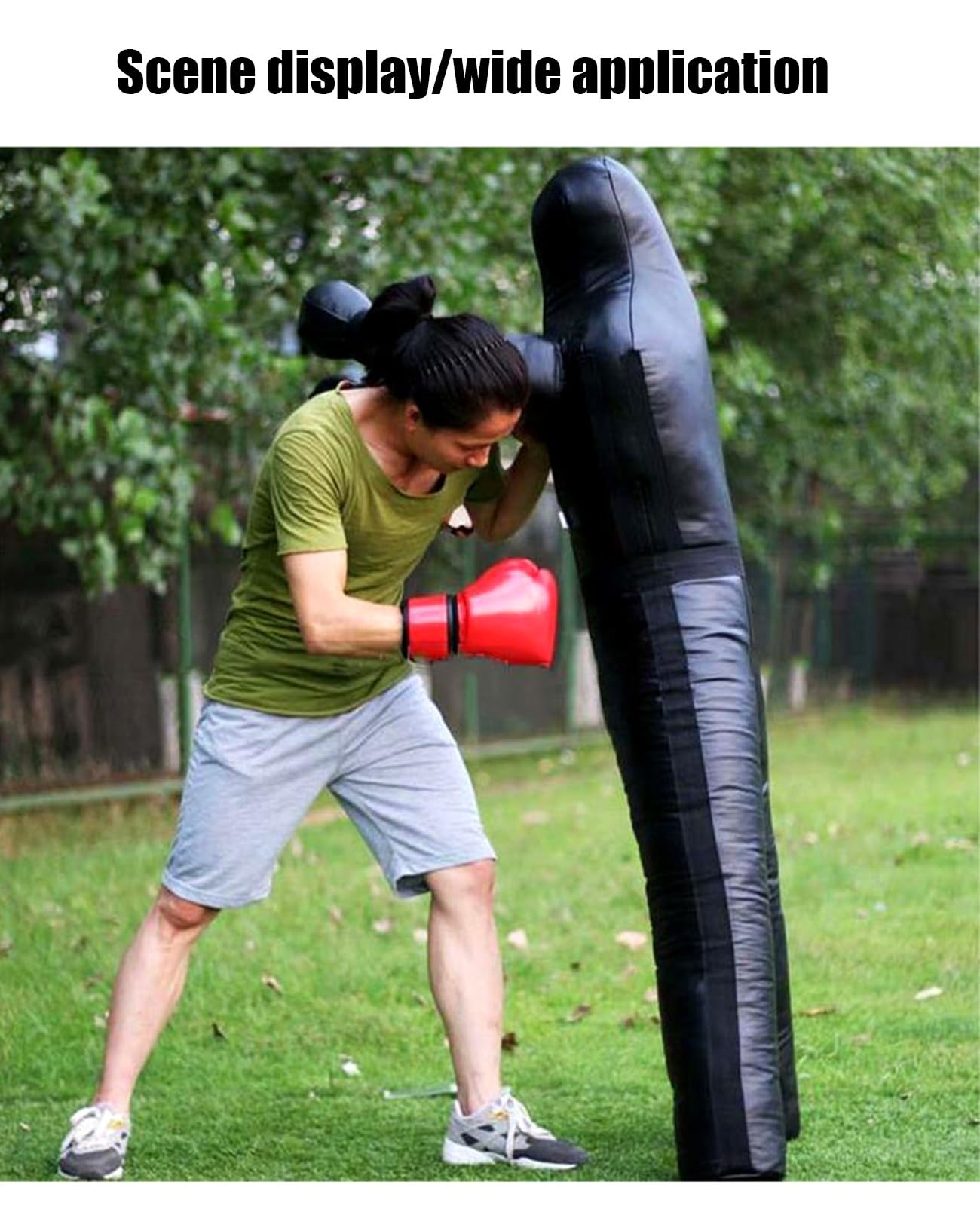 Suspendu Mannequin de Lutte, MMA Judo Grappling Sac de Frappe Dummy, Frappe Boxe Arts Martiaux entraînement, 185 cm Grandeur Nature Lutte Karaté Entraînement, Non Rempli