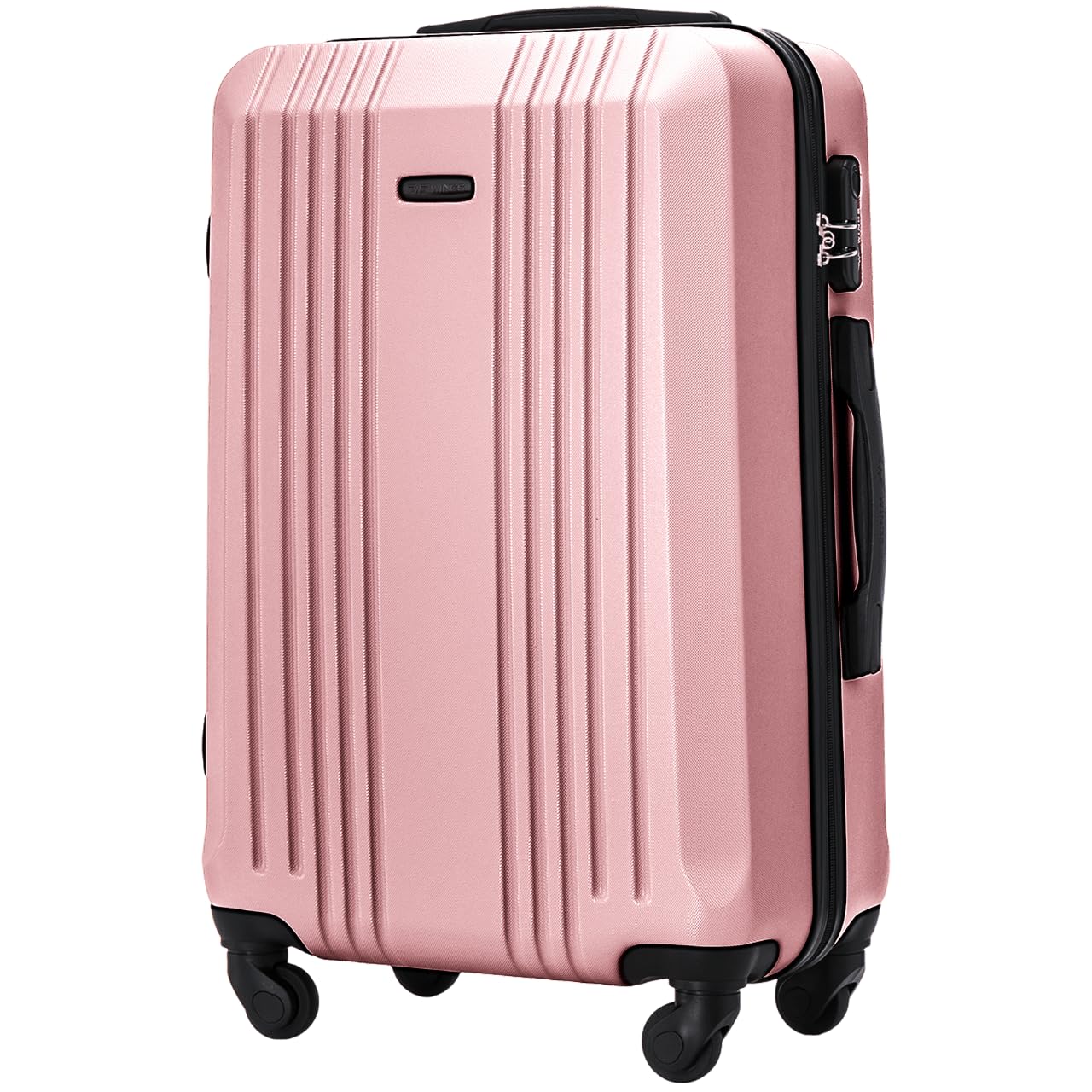 Wings Valigia Rigida - Grande Valigia da Viaggio & Trolley - Ultraleggera Valigia con Ruote - Valigia Trolley Bagaglio a Mano - Valigia Rigida Con Lucchetto - Trolley Piccolo per Aereo, m, valigetta