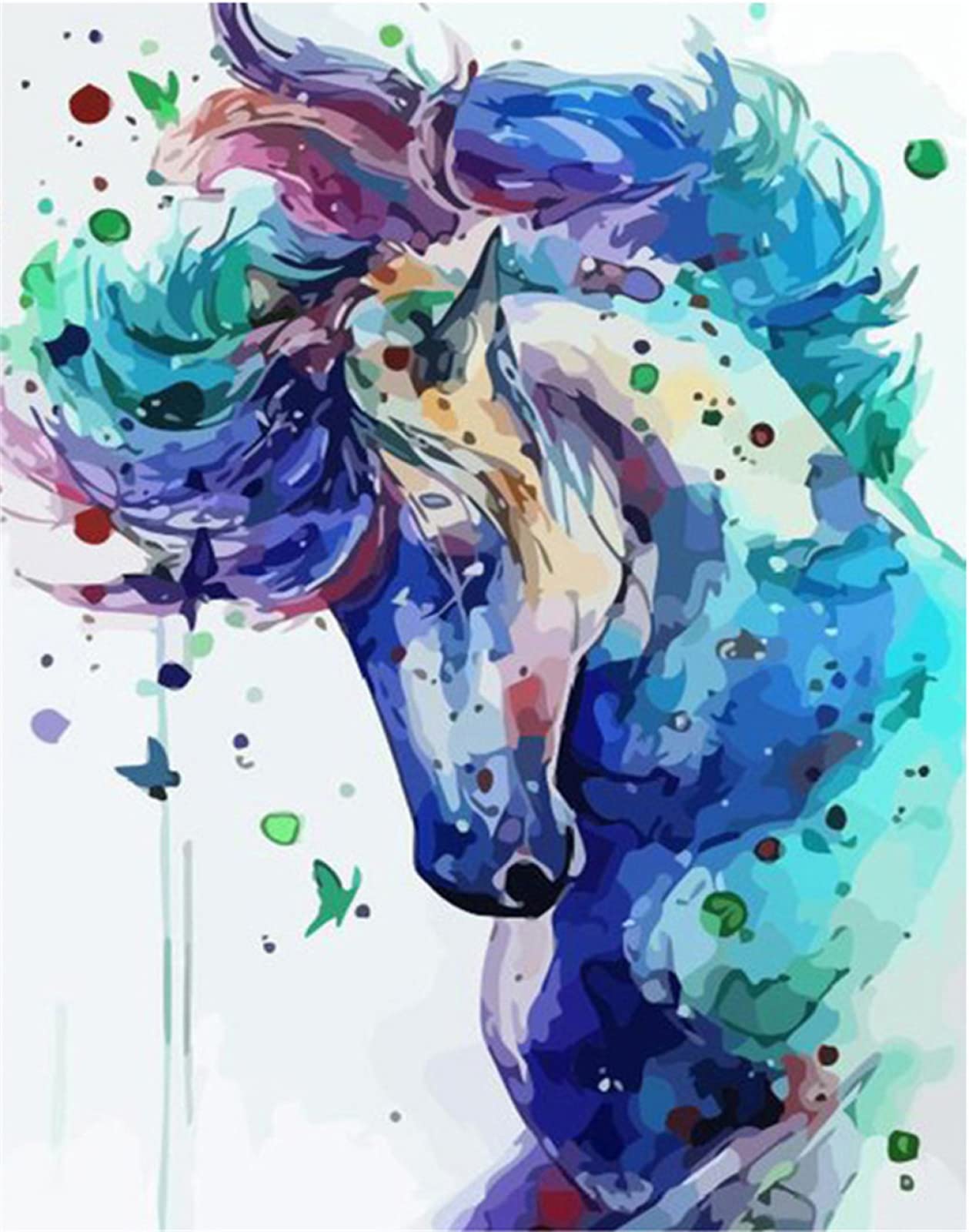 Diamond Painting, Cheval D'Or 5D Diamant Painting CanevasU200Bkit Diamond Painting, Cheval D'Or 5D Diamant Painting CanevasU200Bkit