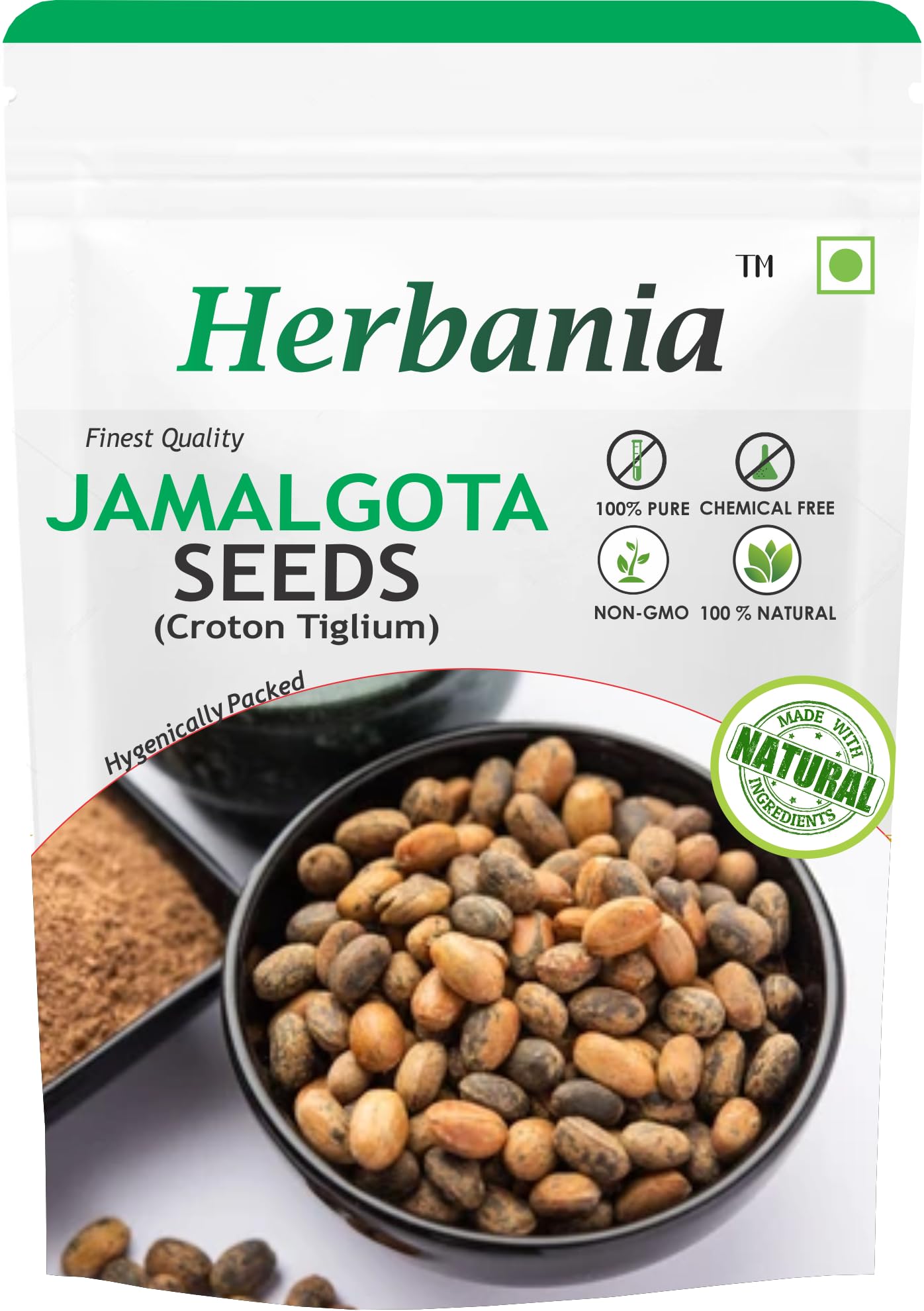 Herbania Jamalgota Seeds (Croton Tiglium) – 50 gm | Natural Ayurvedic Purgative Seeds | Fine Quality, Raw & Pure-image-36