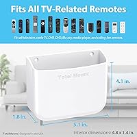 Vista 3 de TotalMount Soporte para control remoto sin agujeros – Elimina la necesidad de perforar agujeros en tu pared