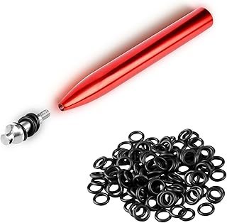 Booms Fishing WR1 Wacky Rig Tool with 110pcs O-Rings for Worms