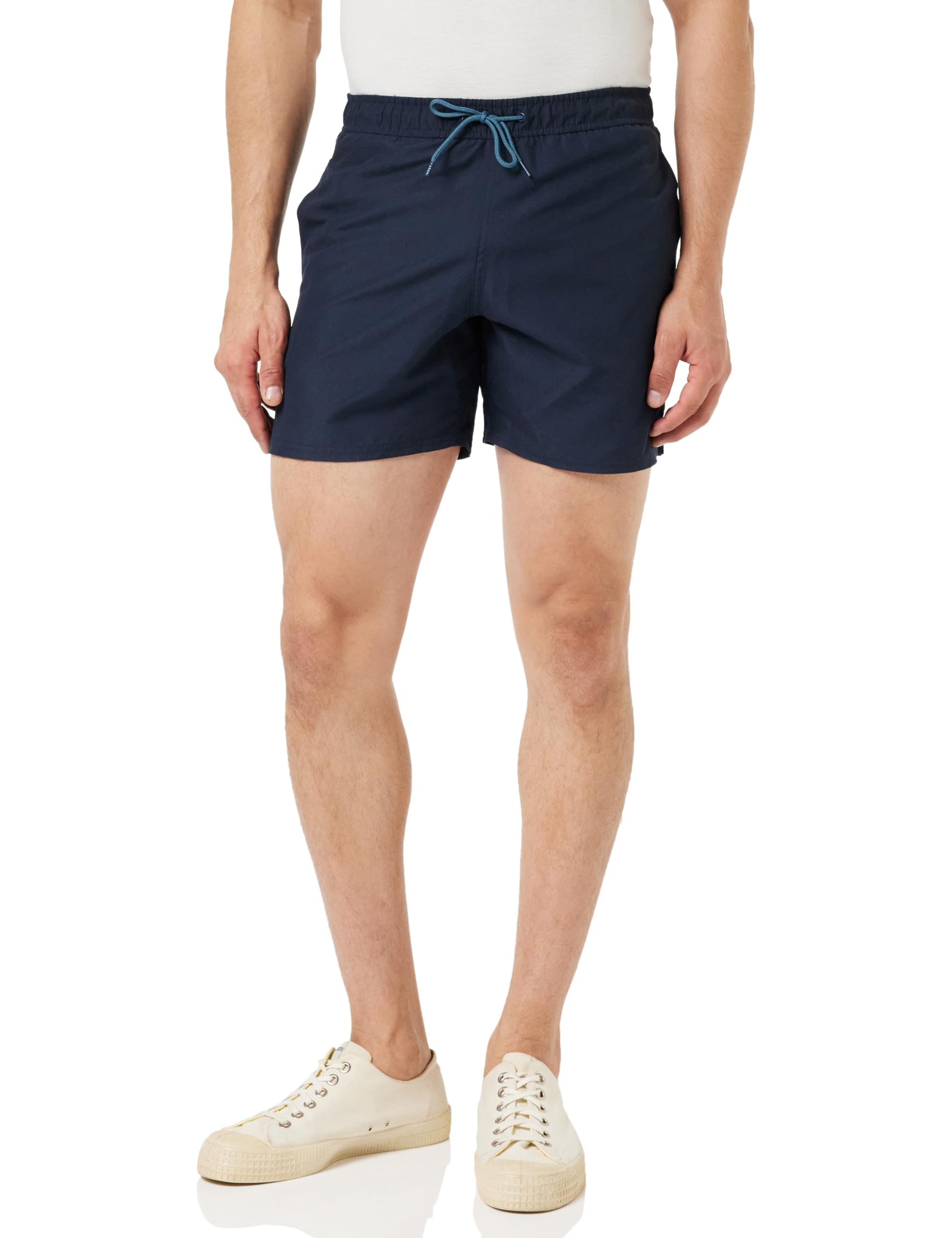 Farah - Men’s Swimming Shorts, Colbert Swim Shorts, Recycled Polyester, Regular Fit, Mesh Lining, True Navy, XS