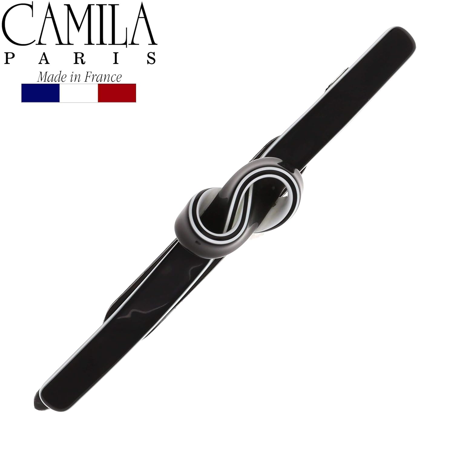 Camila Paris CP2812 French Hair Barrette Clip for Girls, Handmade, Metal-Free Closure Strong Hold Grip Hair Clips for Women, No Slip Durable Styling Girls Hair Accessories, Made in France - Image 2