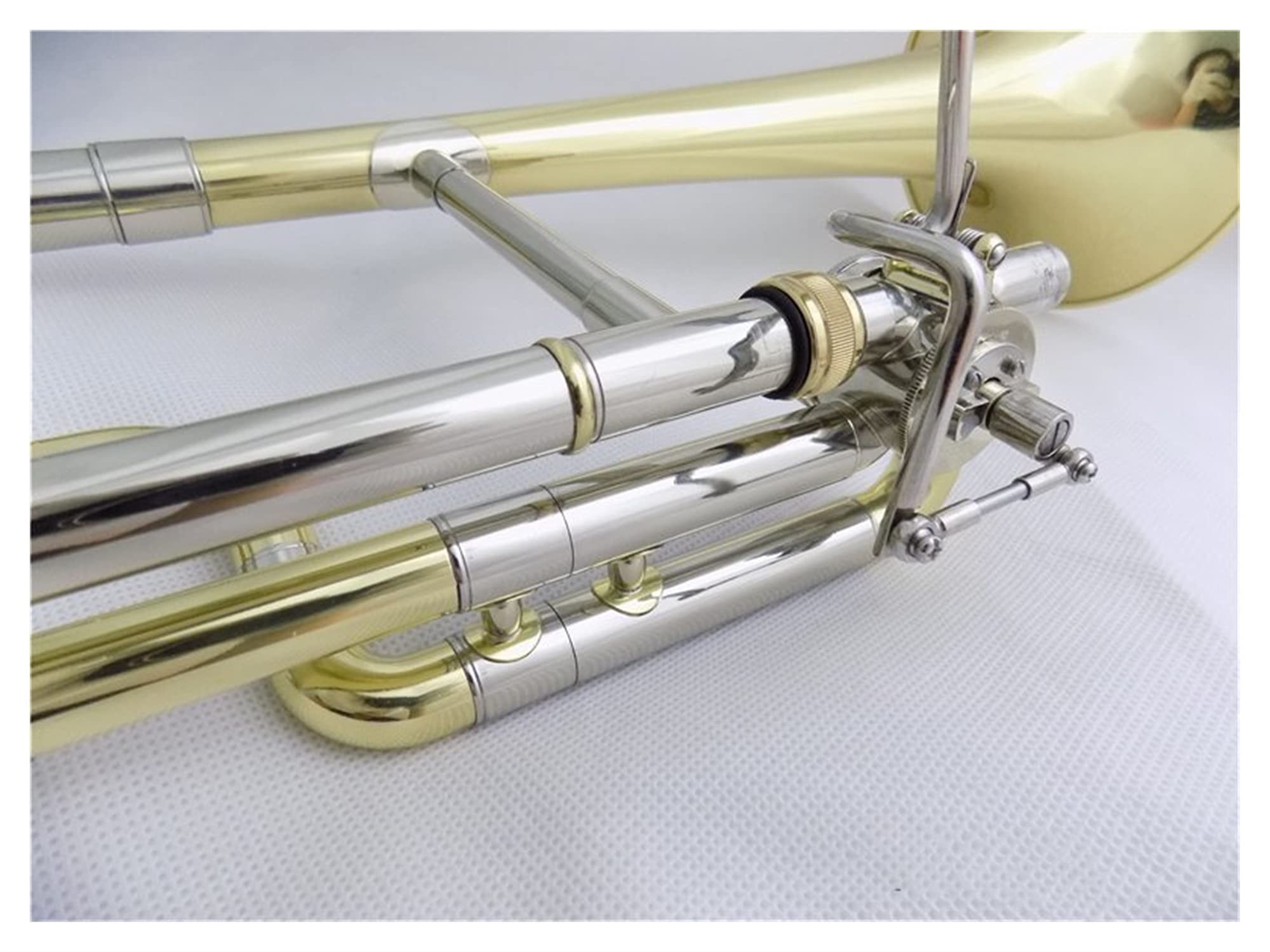 Standard Trombone EB Alto Trombone Musical Instruments Children Alto Trombones with Case Mouthpiece Yellow Brass Trombon Valve Trombone - Image 7