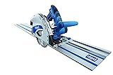 Scheppach Scie plongeante PL55 + 2x700mm rail de guidage | Puissance 1200W | Profondeur de coupe 55mm | Lame Ø160mm 24 dents | Inclinaison avec protection anti-basculement pour coupes de 0 à 45 Basique