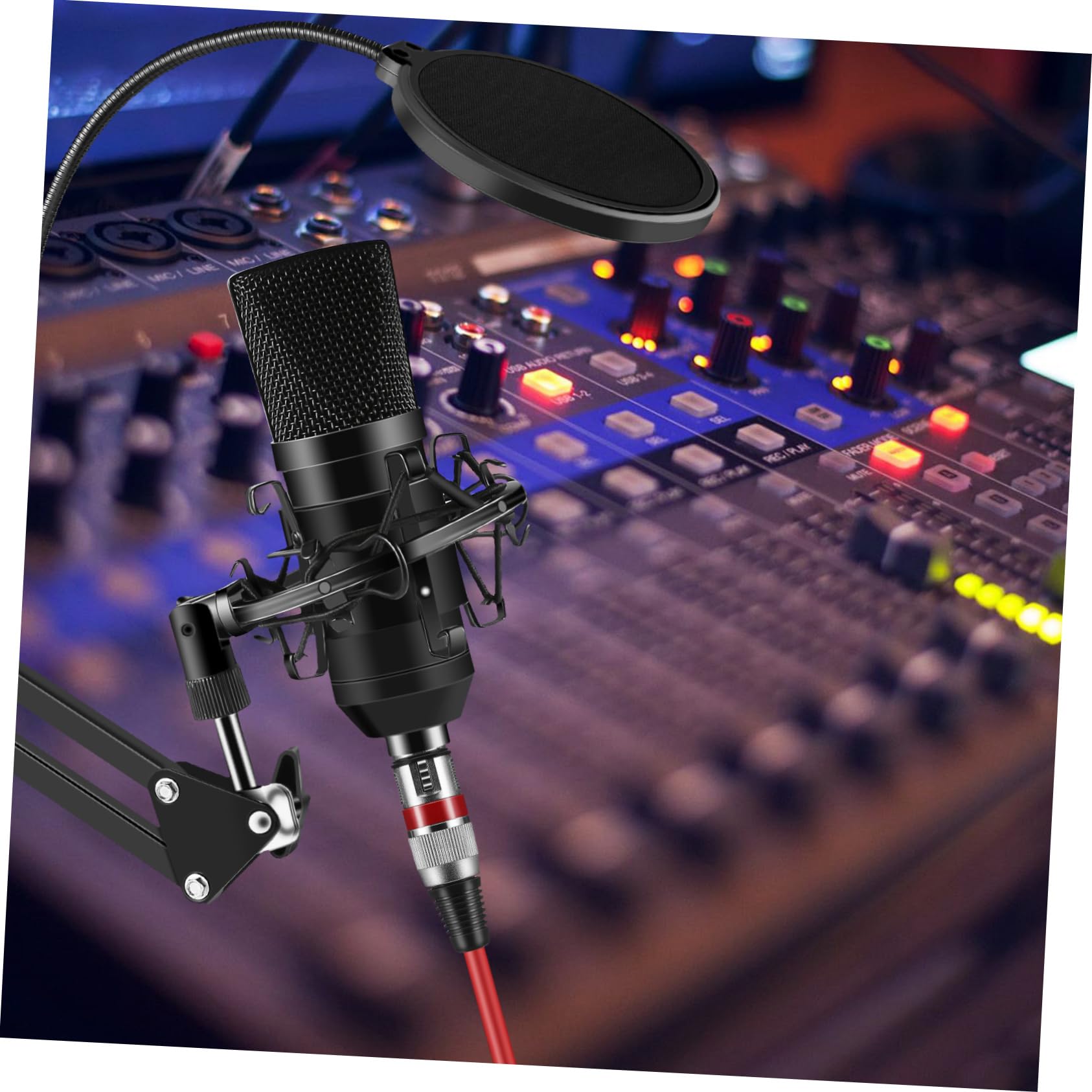 DOITOOL Cables de Audio Xlr Cable de Micrófono Xlr Macho Hembra para Altavoz Escenario de Mezclador de Audio
