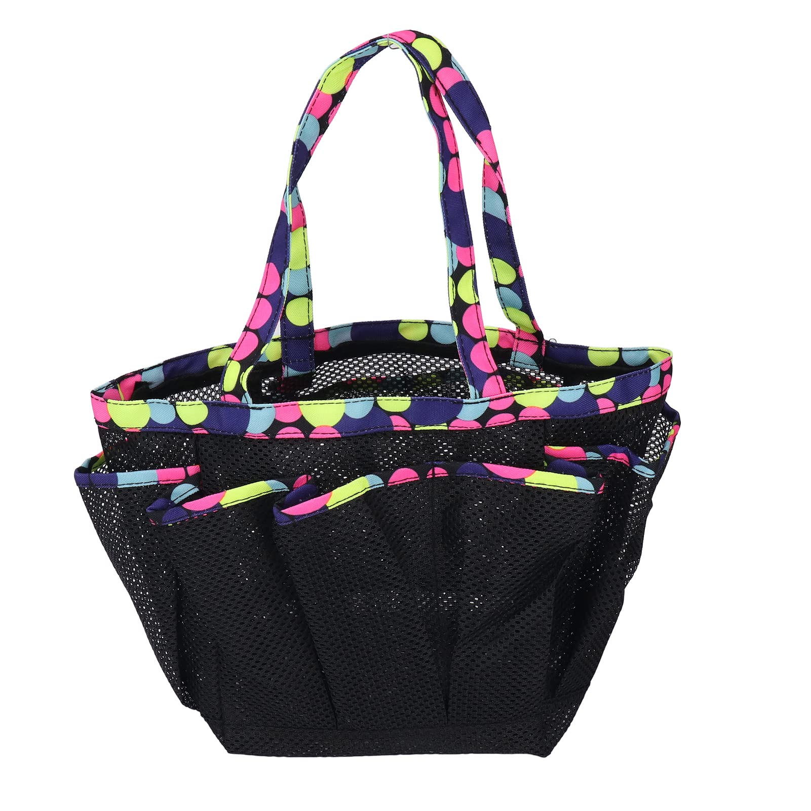 Leapiture Poolside Tote Bag Quick Dry Travel Beach Bag Portable Swim Gear Storage Bag for Beach Travel Swimming Pool (Black)