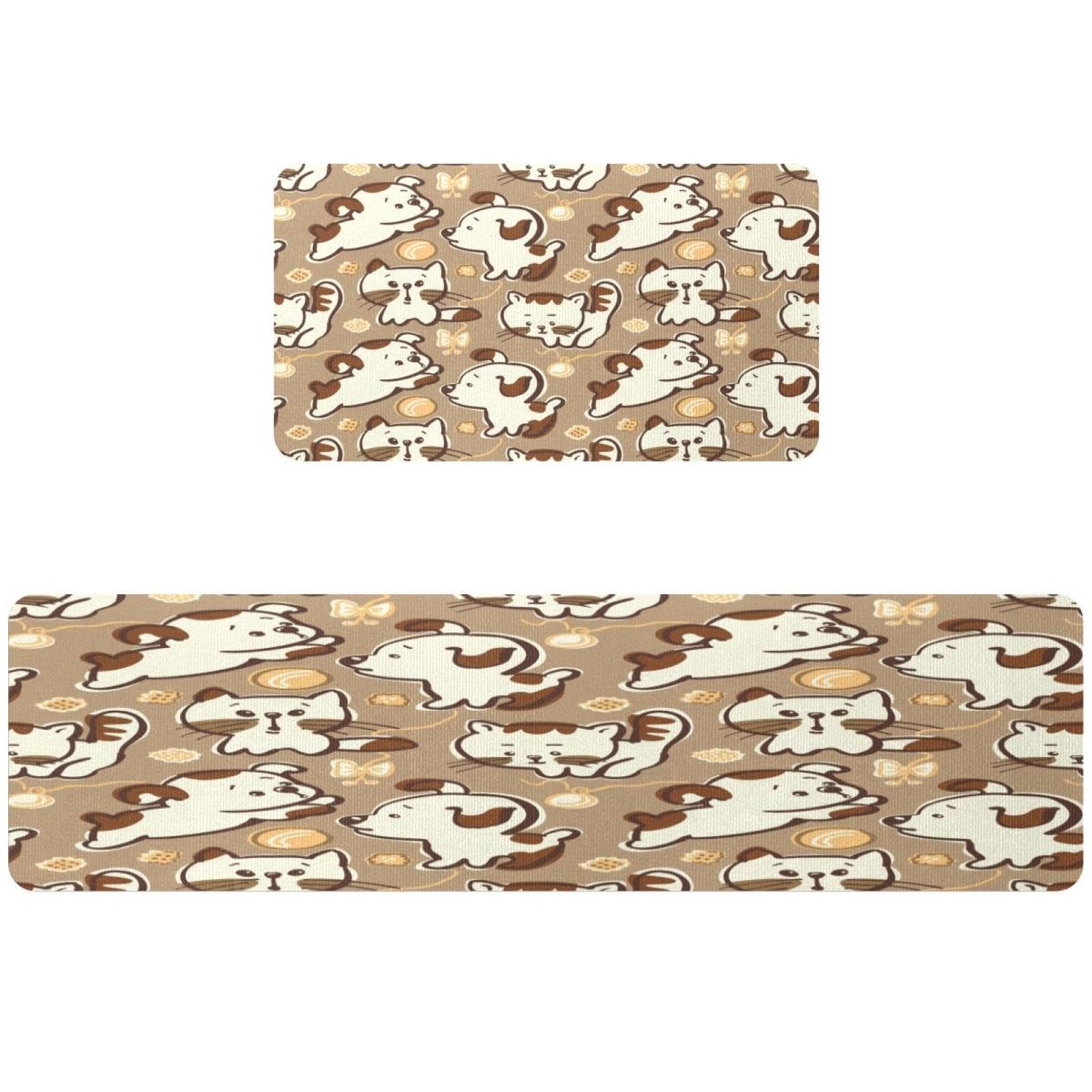 Tapis de cuisine lavable mignon pour sécuriser couloir et buanderie