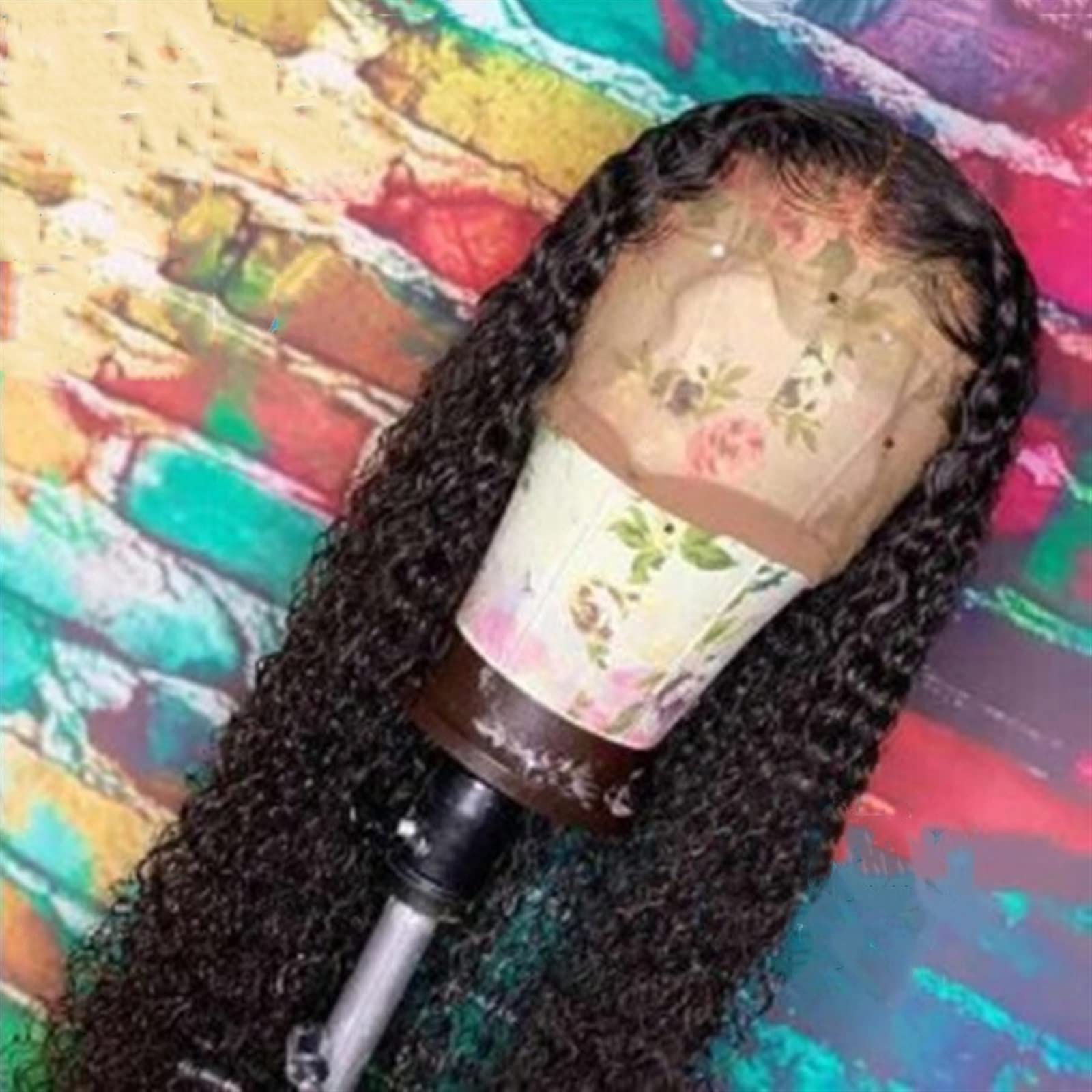 ?KIDA 24” 1B 100%BRAZILIAN S8 HAIR LACE FRONT WIG Amazon.com: wig 8-24  main image 3