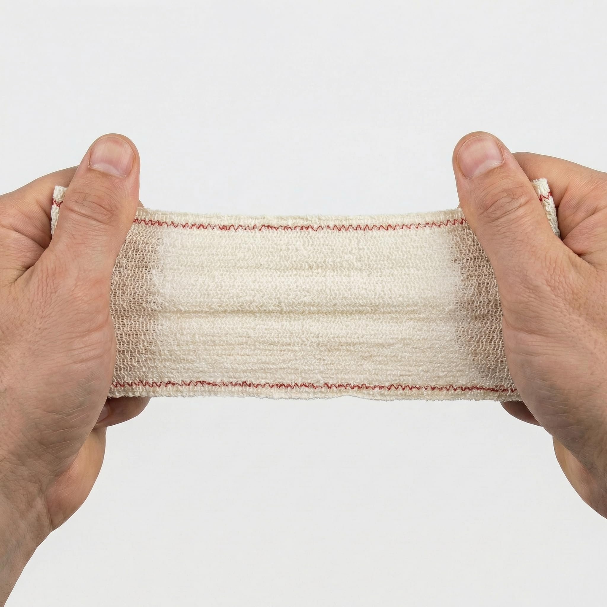 KMINA Venda de Crepe Elastica (10 unidades) 5 cm x 4 m Algodon Transpirable y Lavable para Soporte y Fijacion
