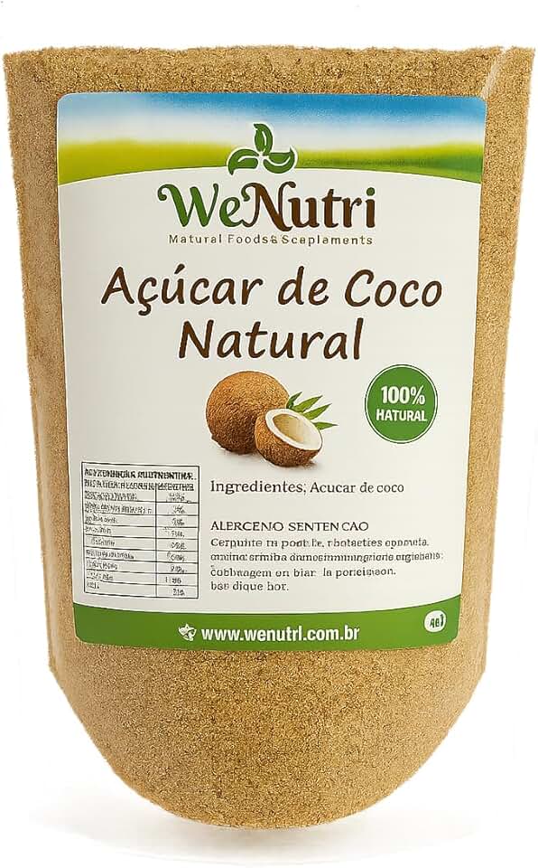 Açúcar de Coco Natural Wenutri 250g