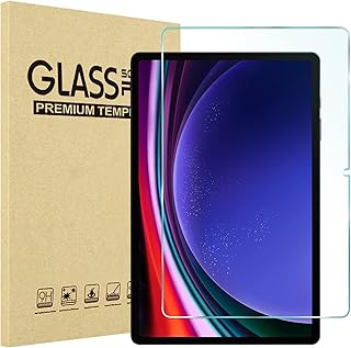 ProCase 1 Pack Screen Protector for Galaxy Tab S9 FE Plus/S9 Plus/S8 Plus/Tab S7 Fe/Tab S7 Plus 12.4 inch, 9H Hardness Tempered Glass HD Clear Film for Galaxy Tablet SM-X610/X810/X800/T730/T970