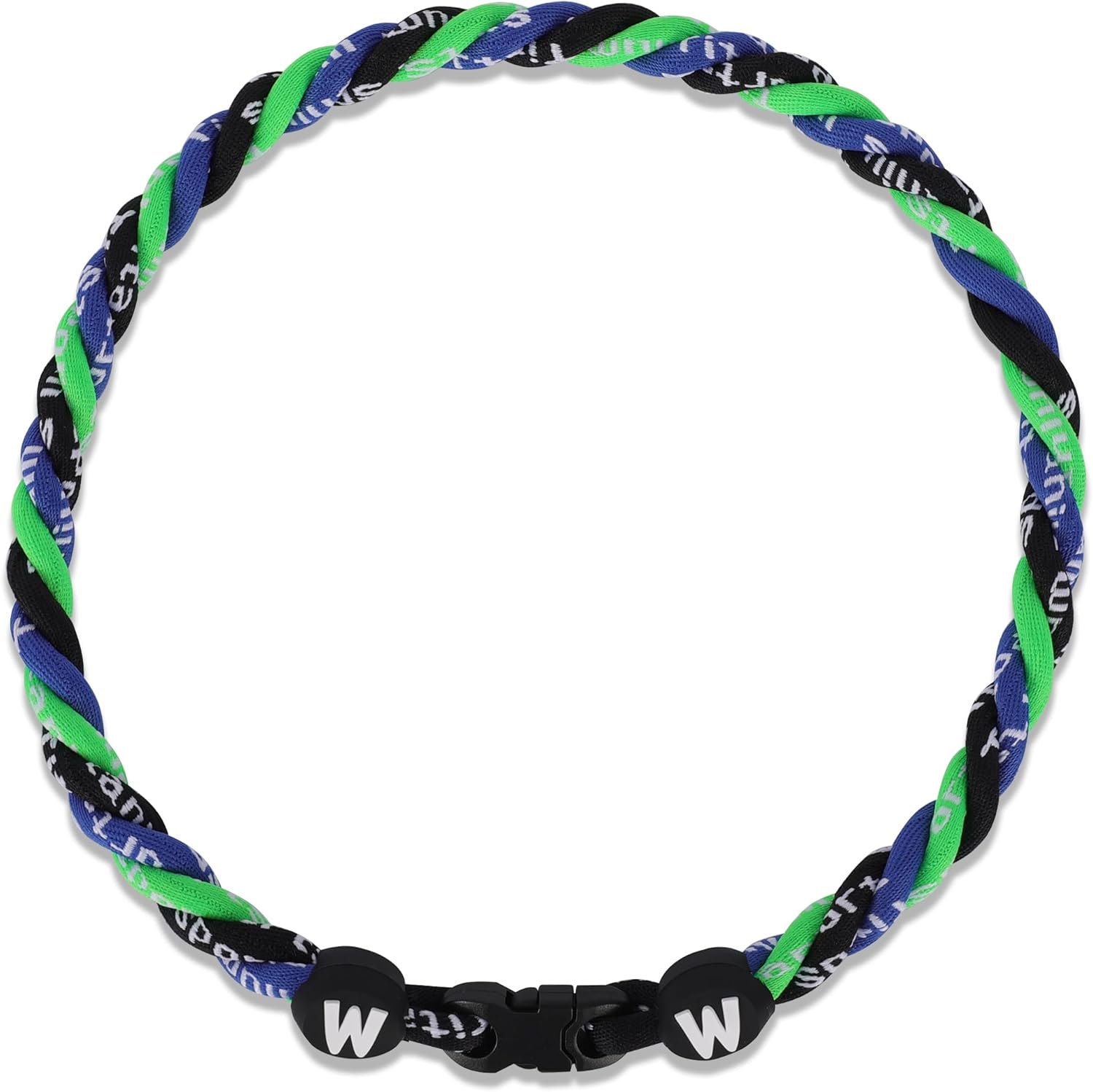 Premium Sports Baseball Necklaces for Outfit/Sport field, Classic Sports Fan Baseball Necklace w/Triple Rope Twisted Tornado Design