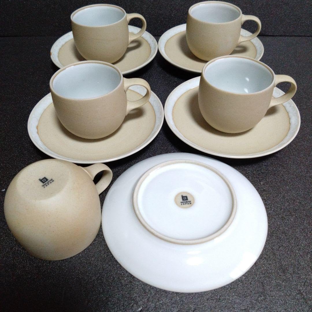 白山陶器 カップ&ソーサー5客 森正洋デザイン 新生活 節句 お茶会 白山 