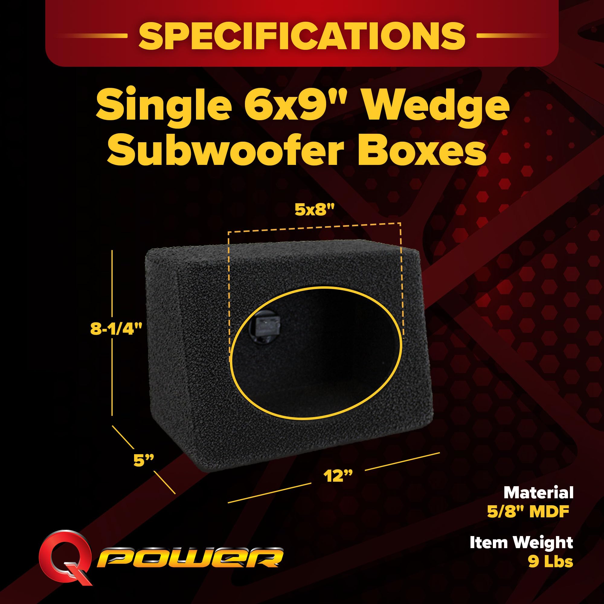 Amazon.com: QPOWER Q-Bomb 6x9