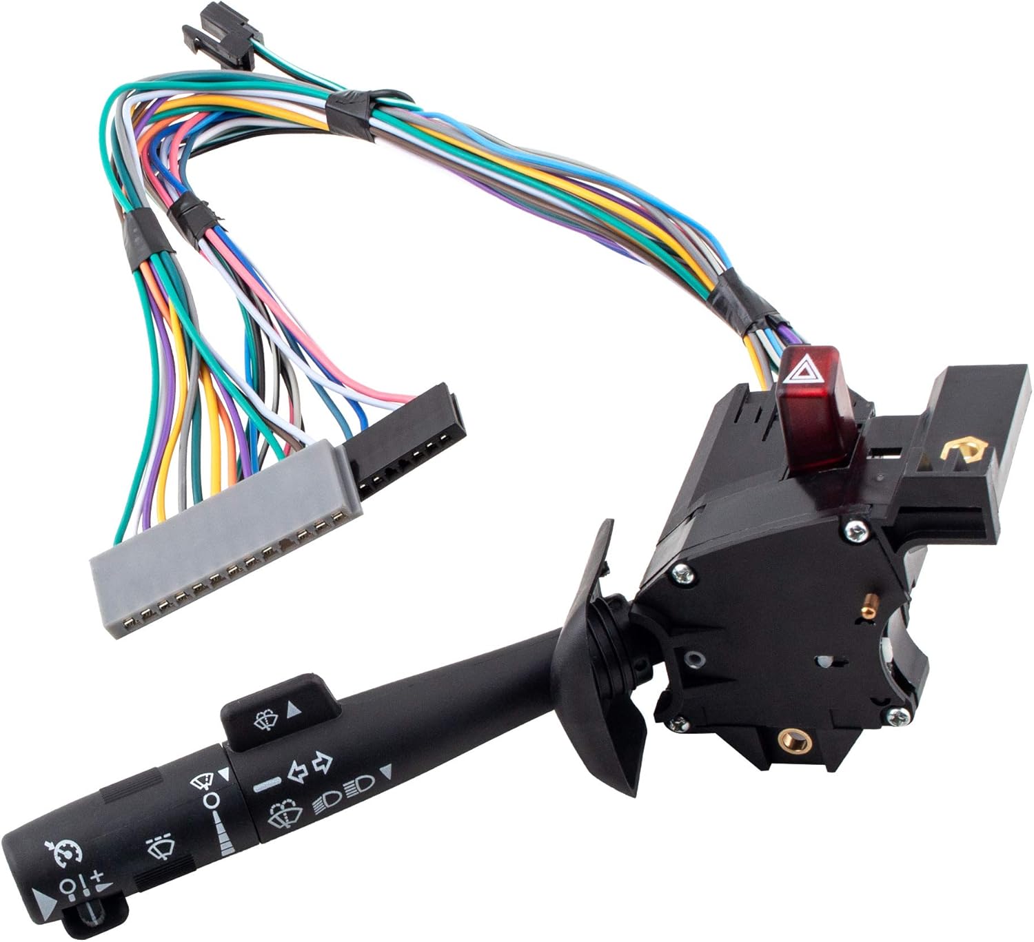 2330910 Multi-Function Combination Switch Turn Signal, Headlight Dimmer, Wiper, Cruise Control for Chevrolet GMC C4500 C5500 C6500 C7500 Kodiak Topkick 2003-09 Express Savana, 26102159 26096838