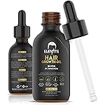 Elevate Hair Regrowth Treatment 5% Minoxidil Solution - Biotin Serum Hair Growth Oil for Men & Women - Thicker Fuller Stronger Hair - Stops Hair Loss & Thinning - Natural Hair Thickening Treatment 2oz