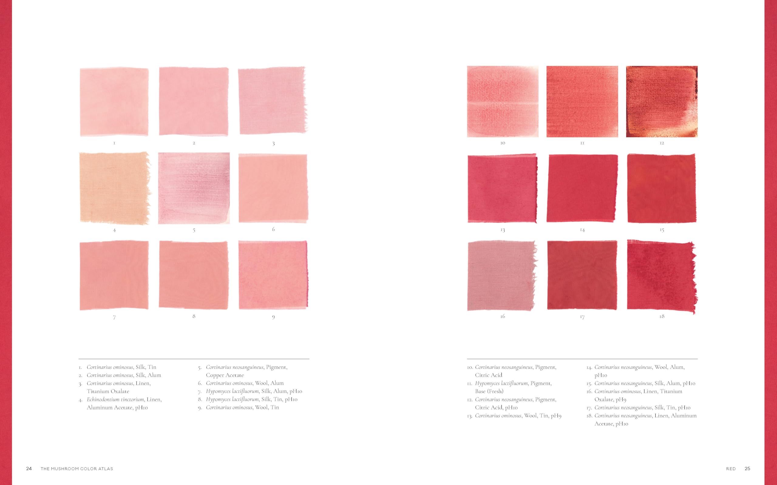 The Mushroom Color Atlas: A Guide to Dyes and Pigments Made from Fungi