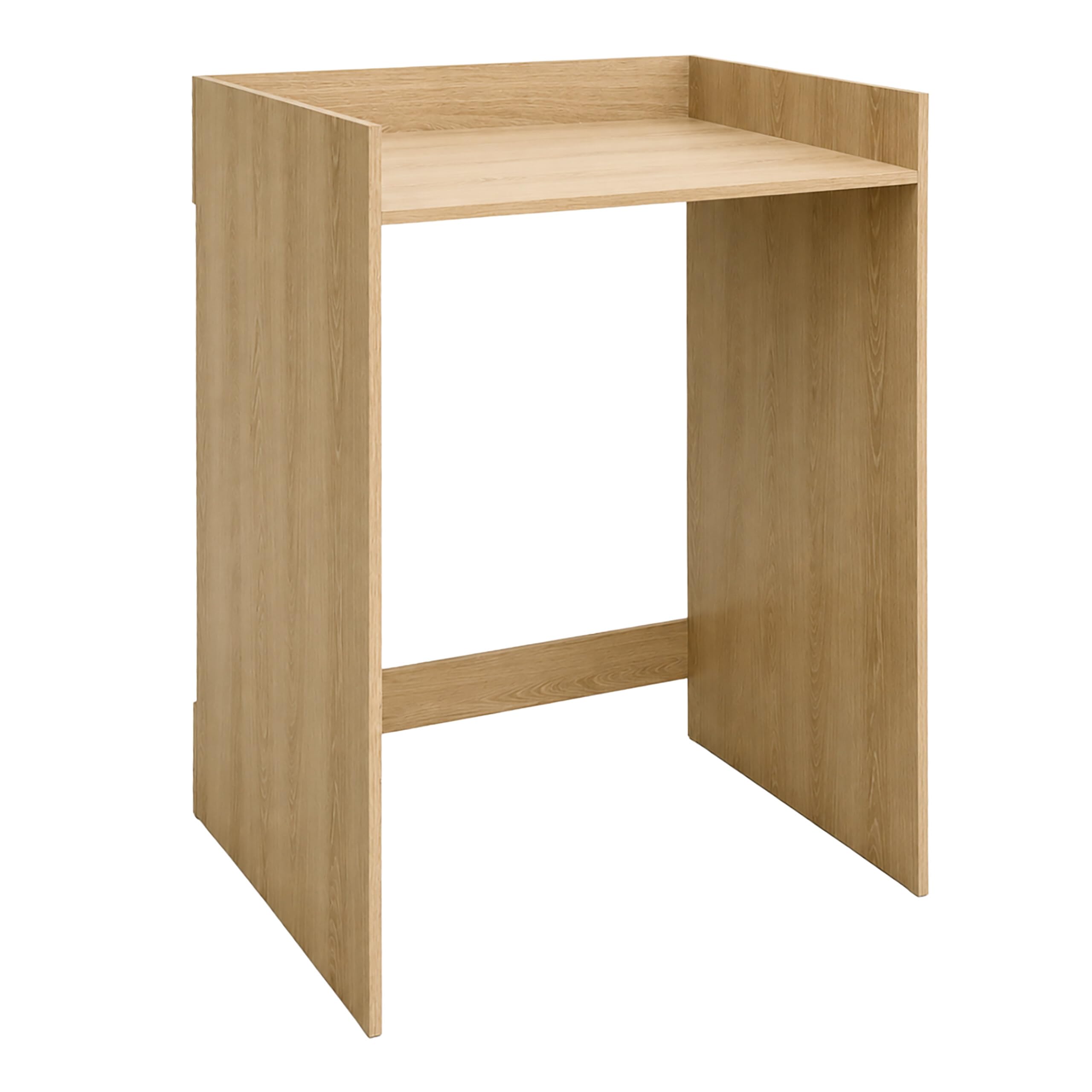 Relaxdays Armario para Lavadora, marrón Claro | Estantería para poner encima de la lavadora y la secadora, (Al x An x Fon): 97 x 66 x 61 cm, armario superpuesto