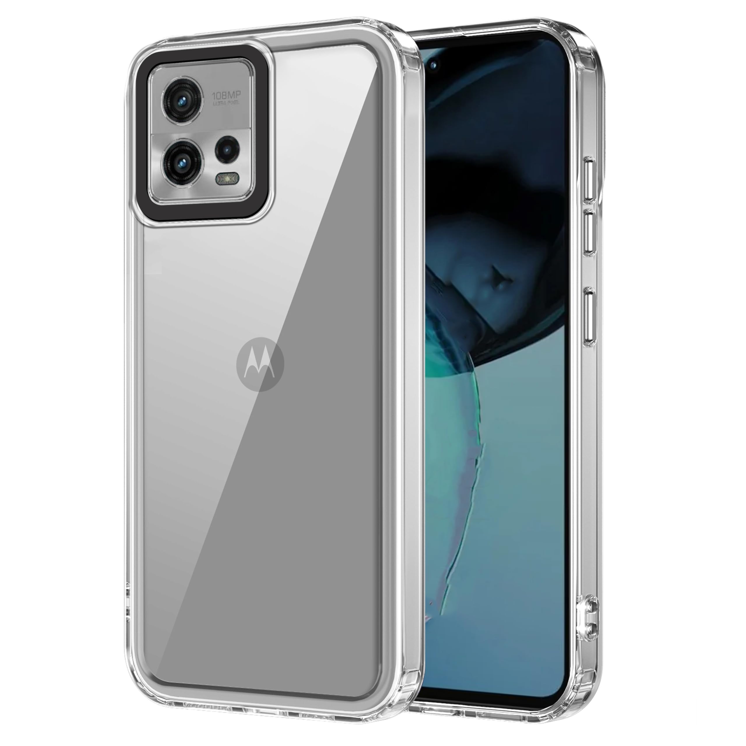 Amazon Basics Back Case Cover for Motorola Moto G72 (TPU + PC_Transparent) (B0CSPLQMX2) Amazon Price History, Amazon Price Tracker