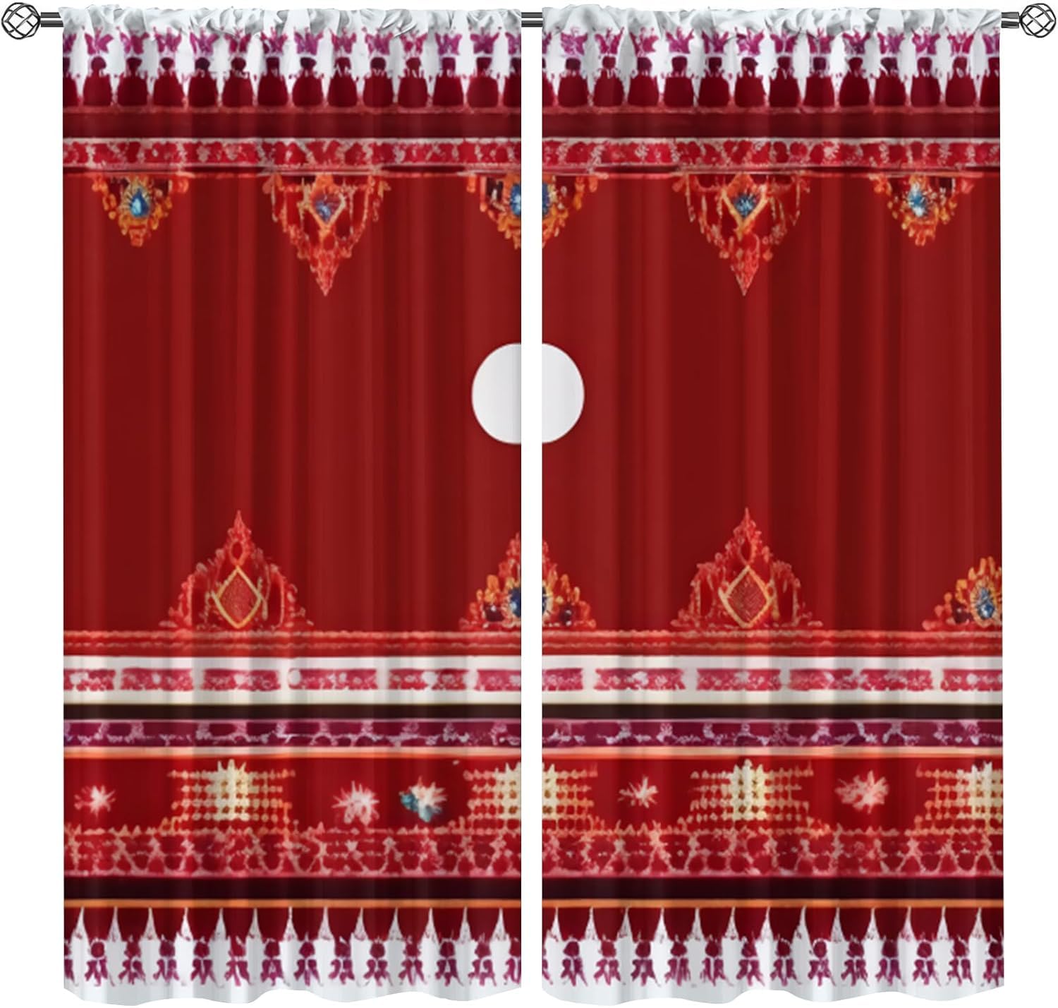 Rideaux de fenêtre effet thermique vintage pour une décoration de salon cosy