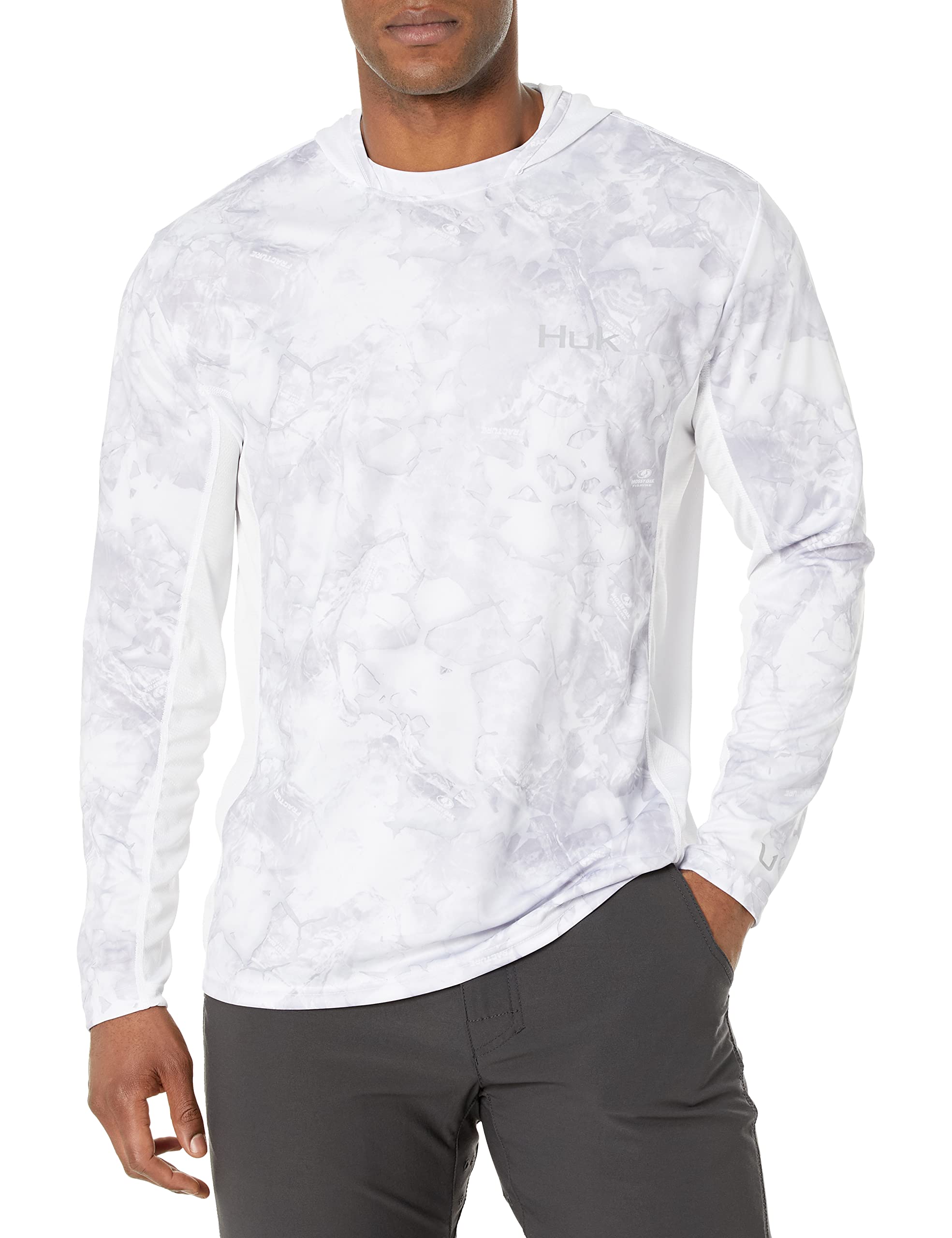 Men's Icon X Camo Hoodie |UPF 50+ Long-Sleeve Fishing Shirt